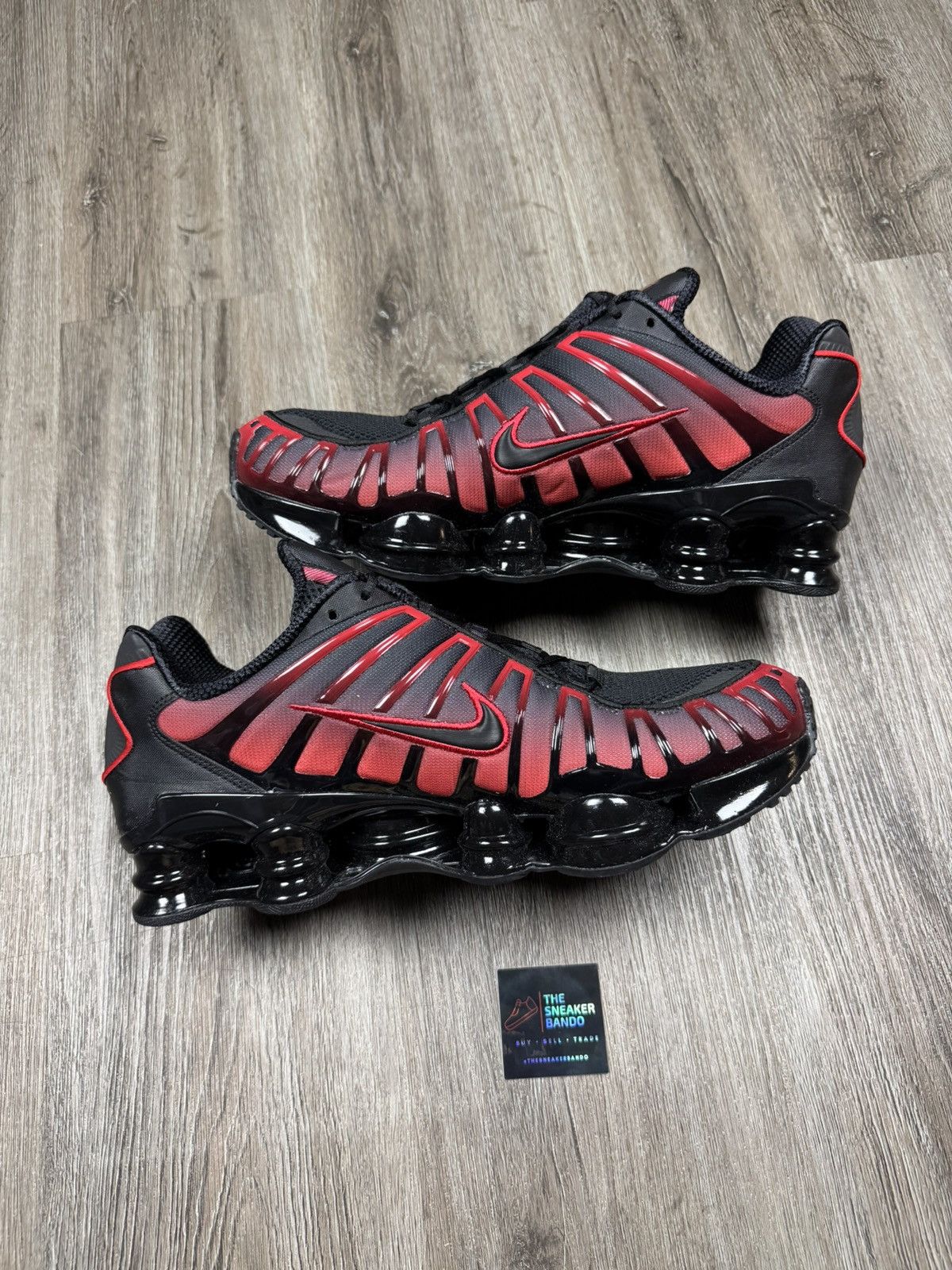 Nike Nike Shox TL Black University Red Gradient Size US 13 / EU 46 - 3 Thumbnail