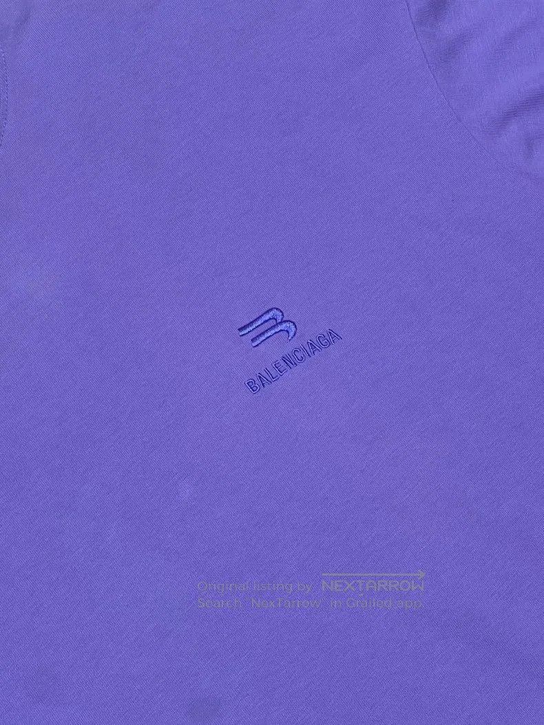 Balenciaga Balenciaga Embroidered Logo Short Sleeve Tee. Size US M / EU 48-50 / 2 - 2 Thumbnail