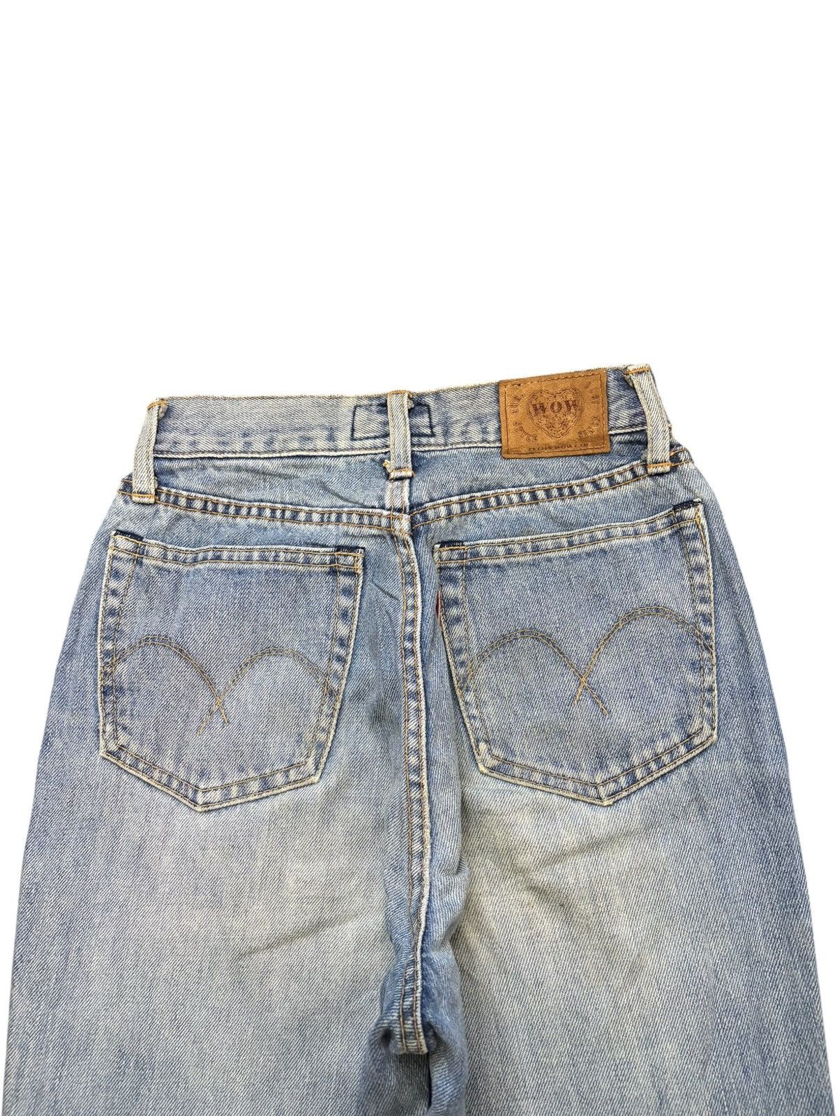 Diesel Vintage Japanese Brand Mud Wash Distress Flare Jeans Size 22" - 4 Thumbnail