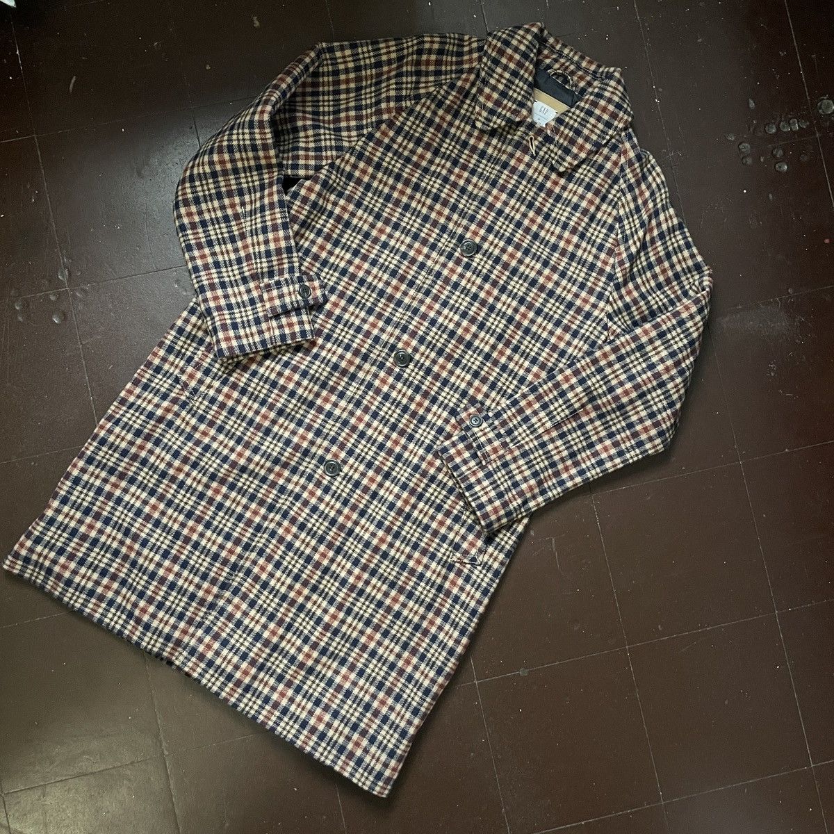 Gap 2017 GAP GQ UNITED ARROWS HOUNDSTOOTH COAT tweed herringbone Size US S / EU 44-46 / 1 - 2 Thumbnail