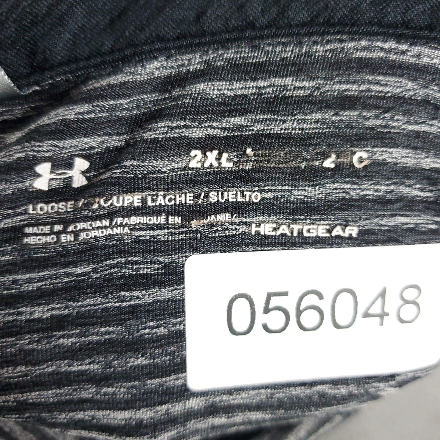 Under Armour Under Armour Polo Shirt Mens 2XL Gray Striped Golf Casual Short Sleeve Polo Size US XXL / EU 58 / 5 - 7 Thumbnail