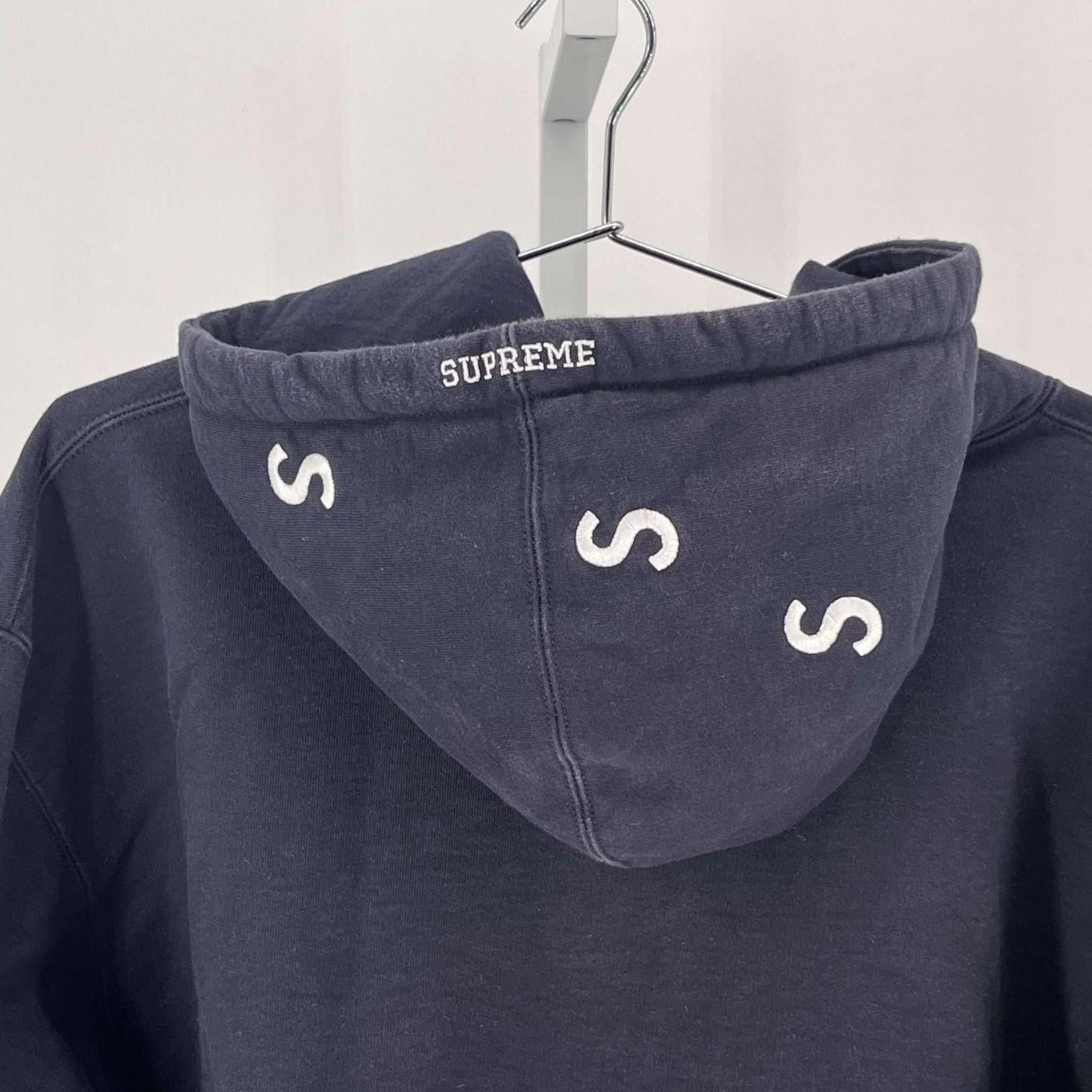 Supreme Supreme Embroidered S Hooded Sweatshirt XL Used Size US XL / EU 56 / 4 - 10 Thumbnail