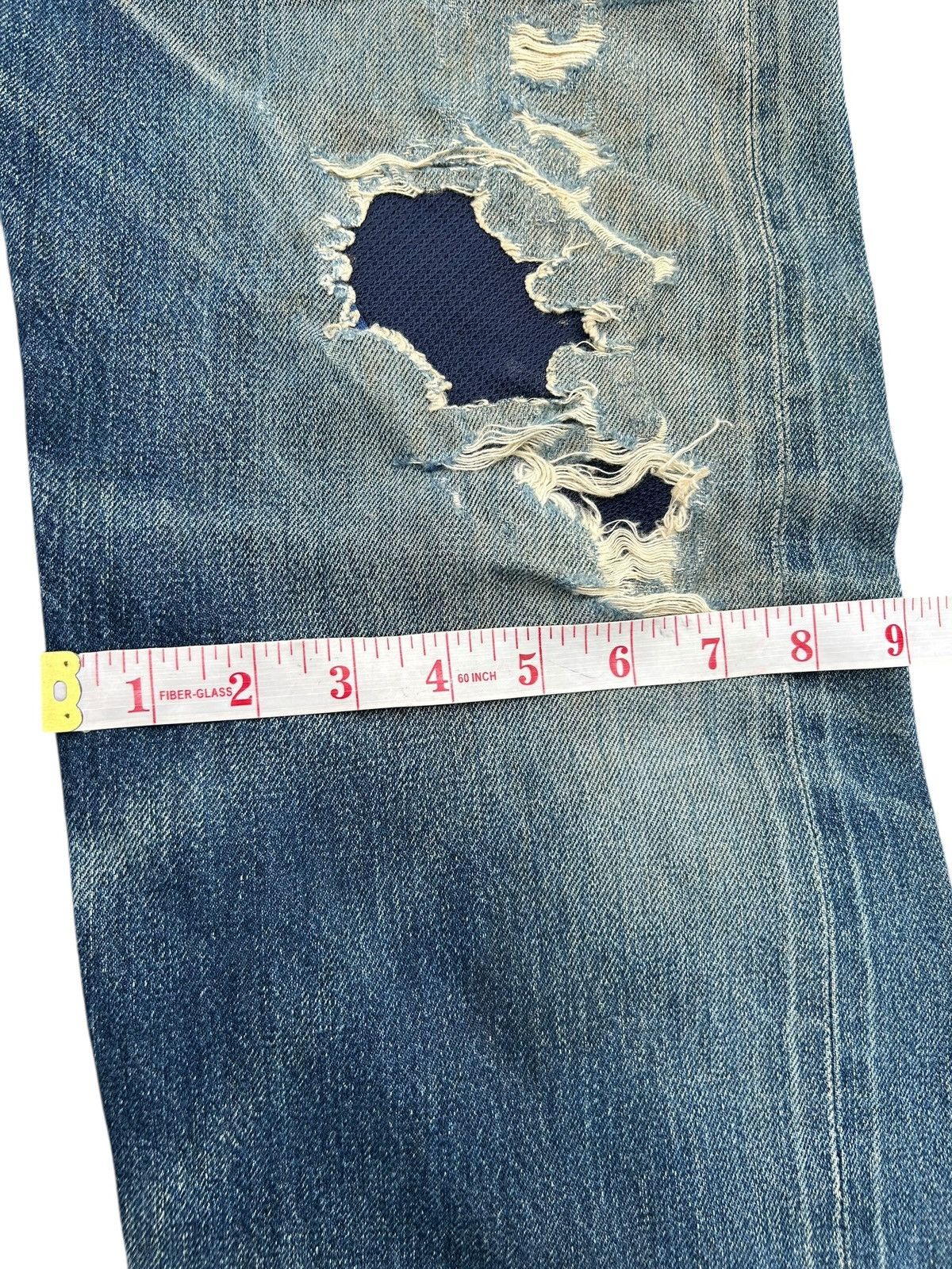 Kapital × Levi's × Vintage Vintage Levi's 501XX Selvedge Reconstructed Repair Denim Size US 31 - 22 Thumbnail