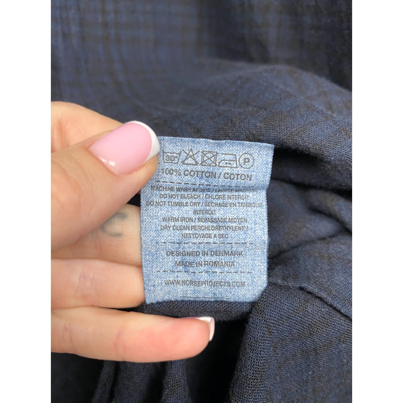 Norse Projects Norse Projects Vintage Mens Polo Shirt XL Blue Polo Mens Vintage XL Polo Shirt Blue Size US XL / EU 56 / 4 - 6 Thumbnail