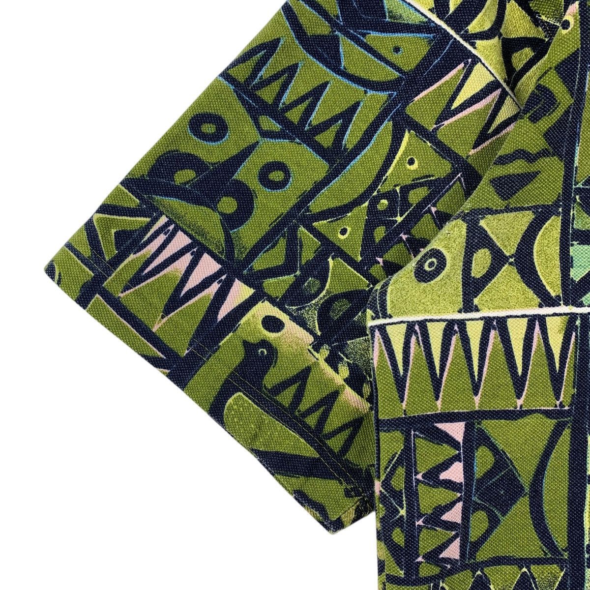 Vintage Vintage POWER BILT tribal pattern full print polo tee Size US L / EU 52-54 / 3 - 6 Thumbnail
