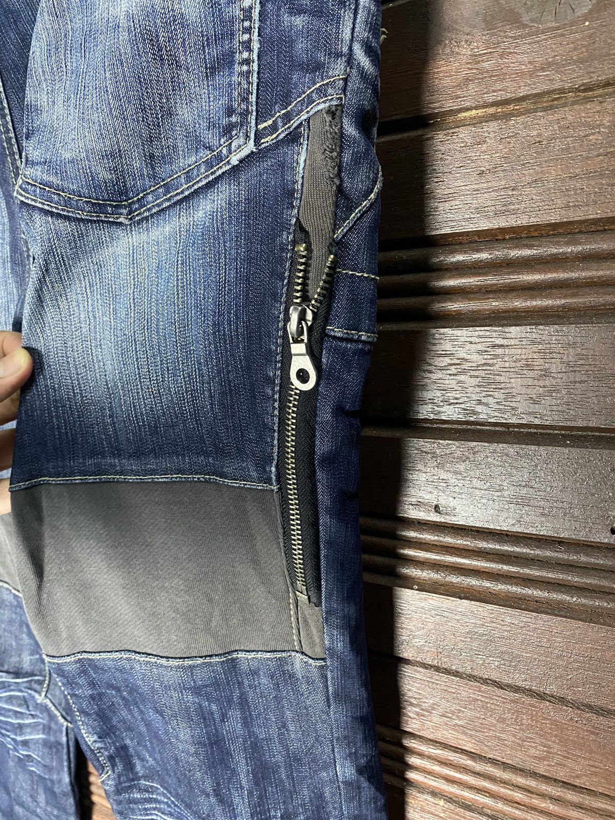 PPFM Rare PPFM Bondage Punk Distressed Denim Size US 31 - 8 Thumbnail