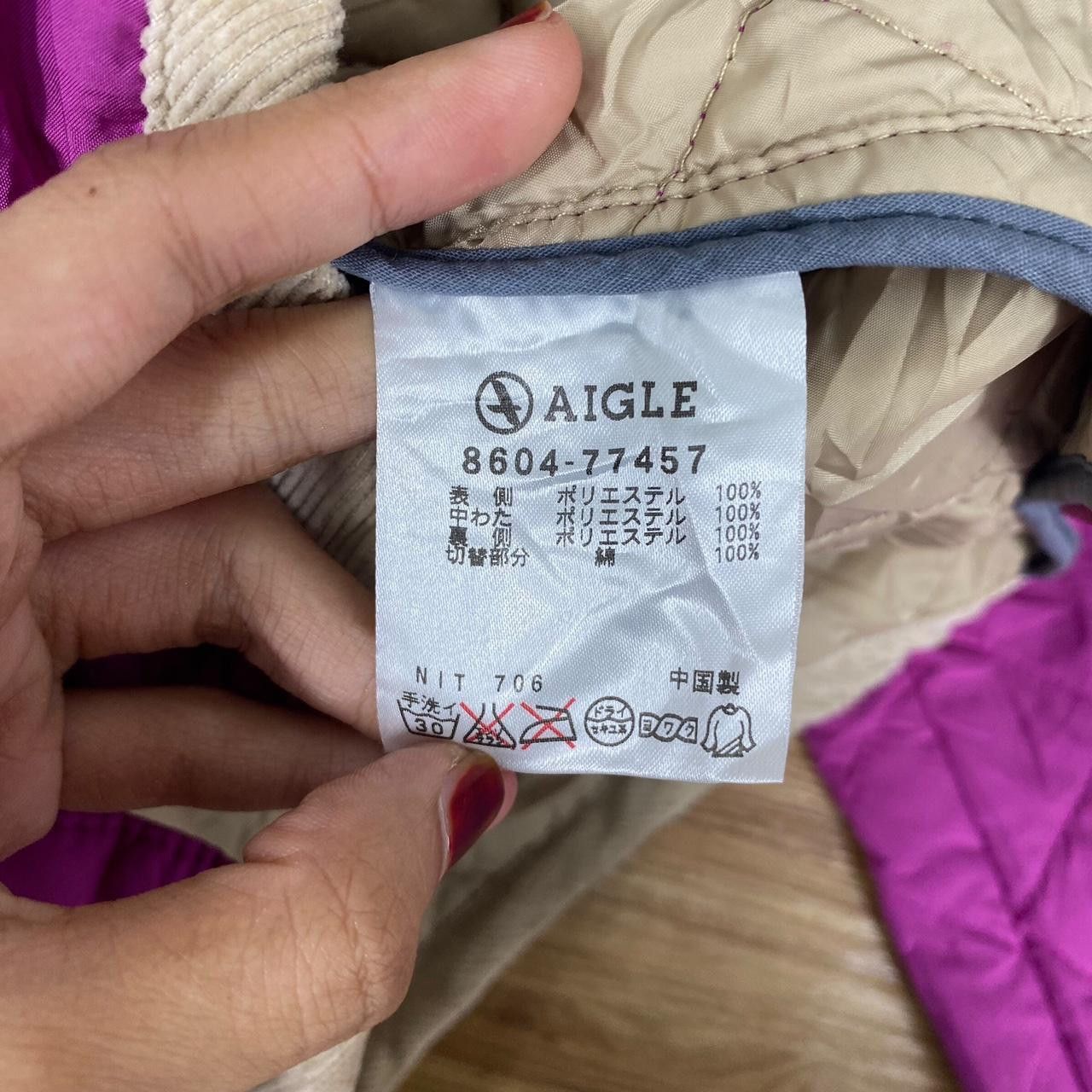 Aigle AIGLE OUTDOOR Quilted Puffer Hoodie Jacket Windbreaker Size M / US 6-8 / IT 42-44 - 7 Thumbnail