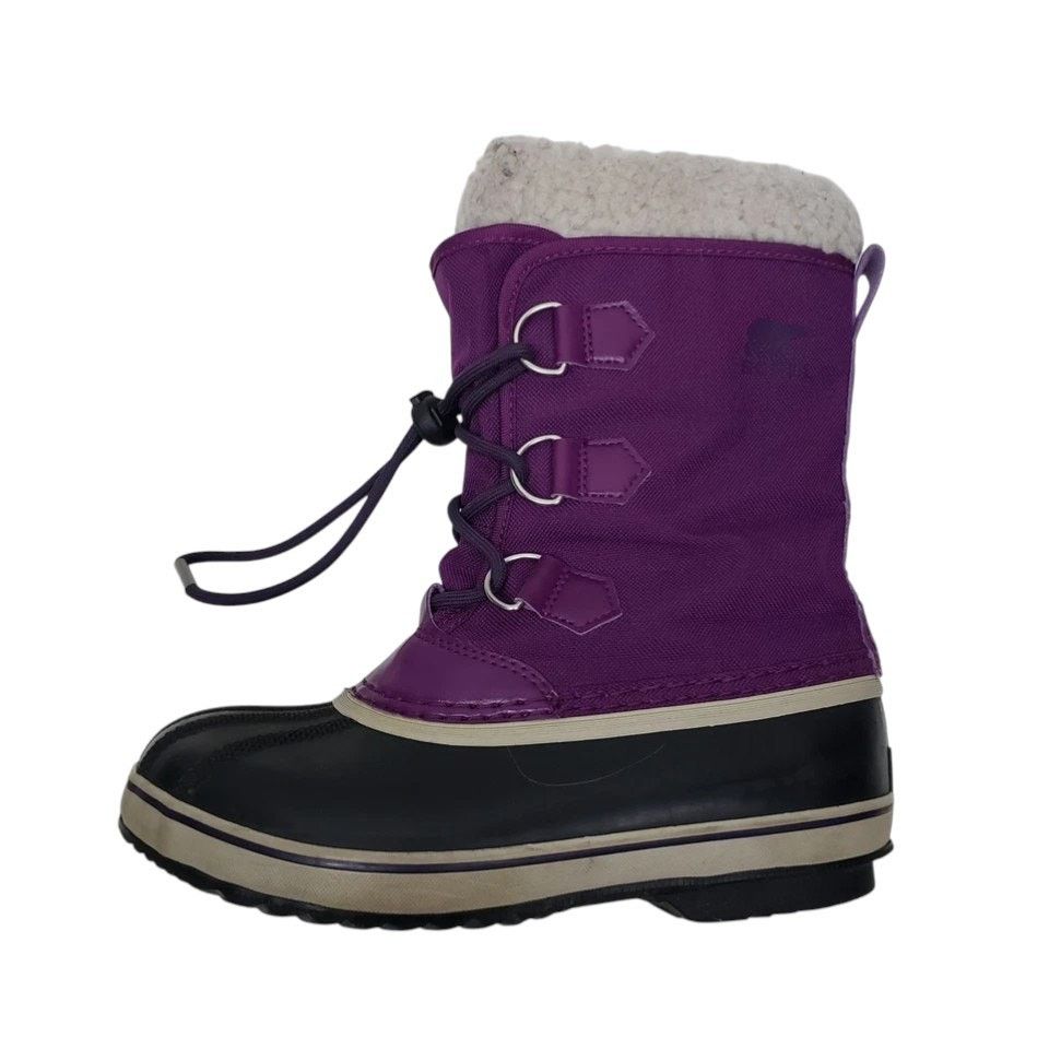 SOREL SOREL Kids' Yoot Pac Waterproof Boots Nylon Canvas Winter 3 Size US 4 / IT 34 - 4 Thumbnail