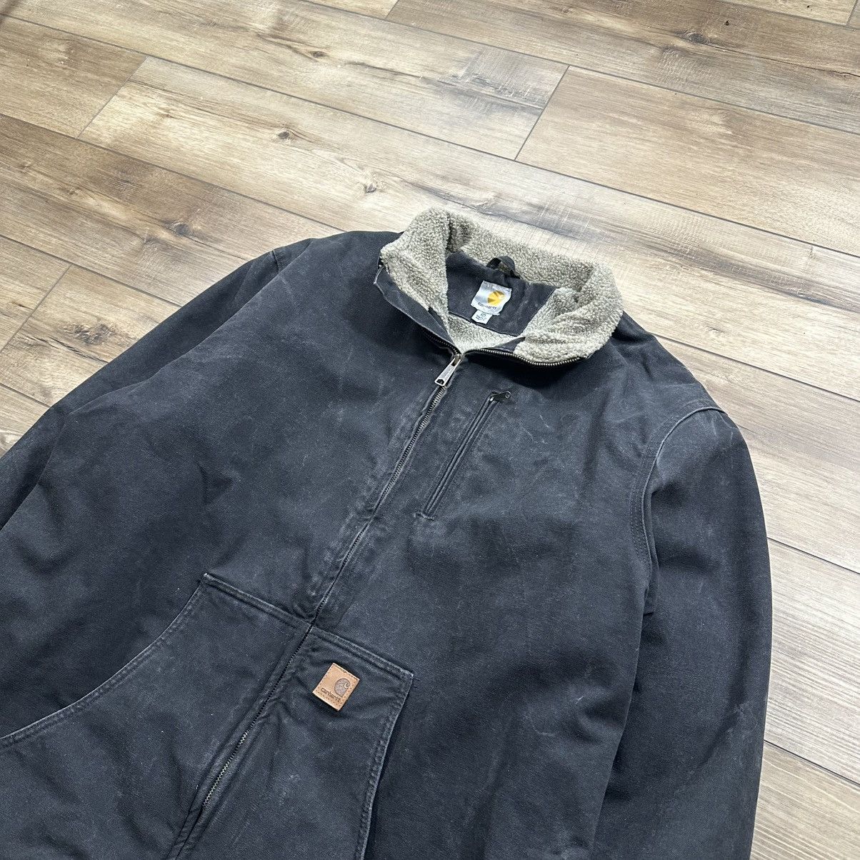 Carhartt Vintage 2000s Y2K Carhartt Sherpa Lined Work Jacket Size US XXL / EU 58 / 5 - 3 Thumbnail