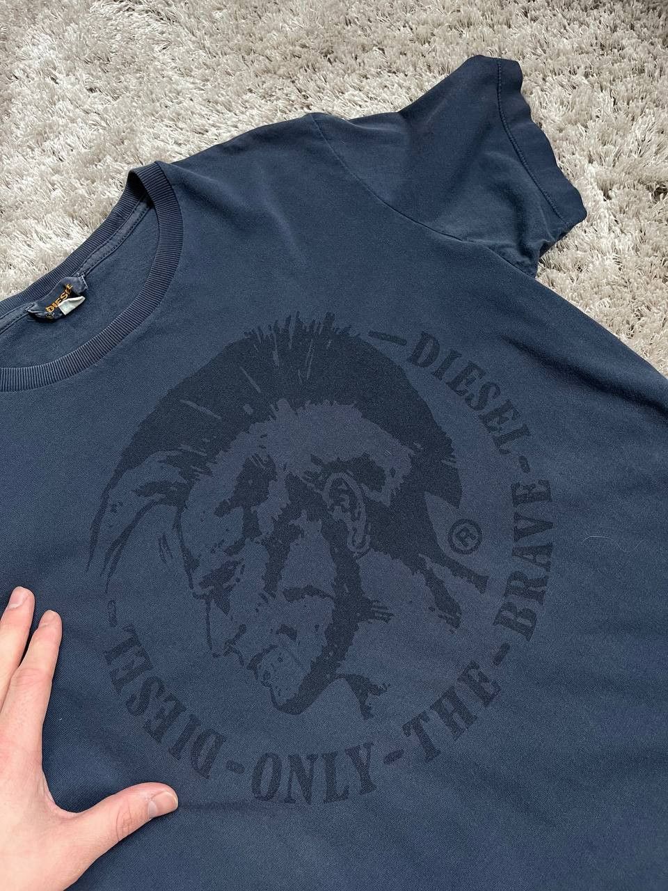 Diesel × Streetwear × Vintage Vintage Tee Shirt Diesel Big Logo Y2k Japan Style Size US M / EU 48-50 / 2 - 7 Thumbnail