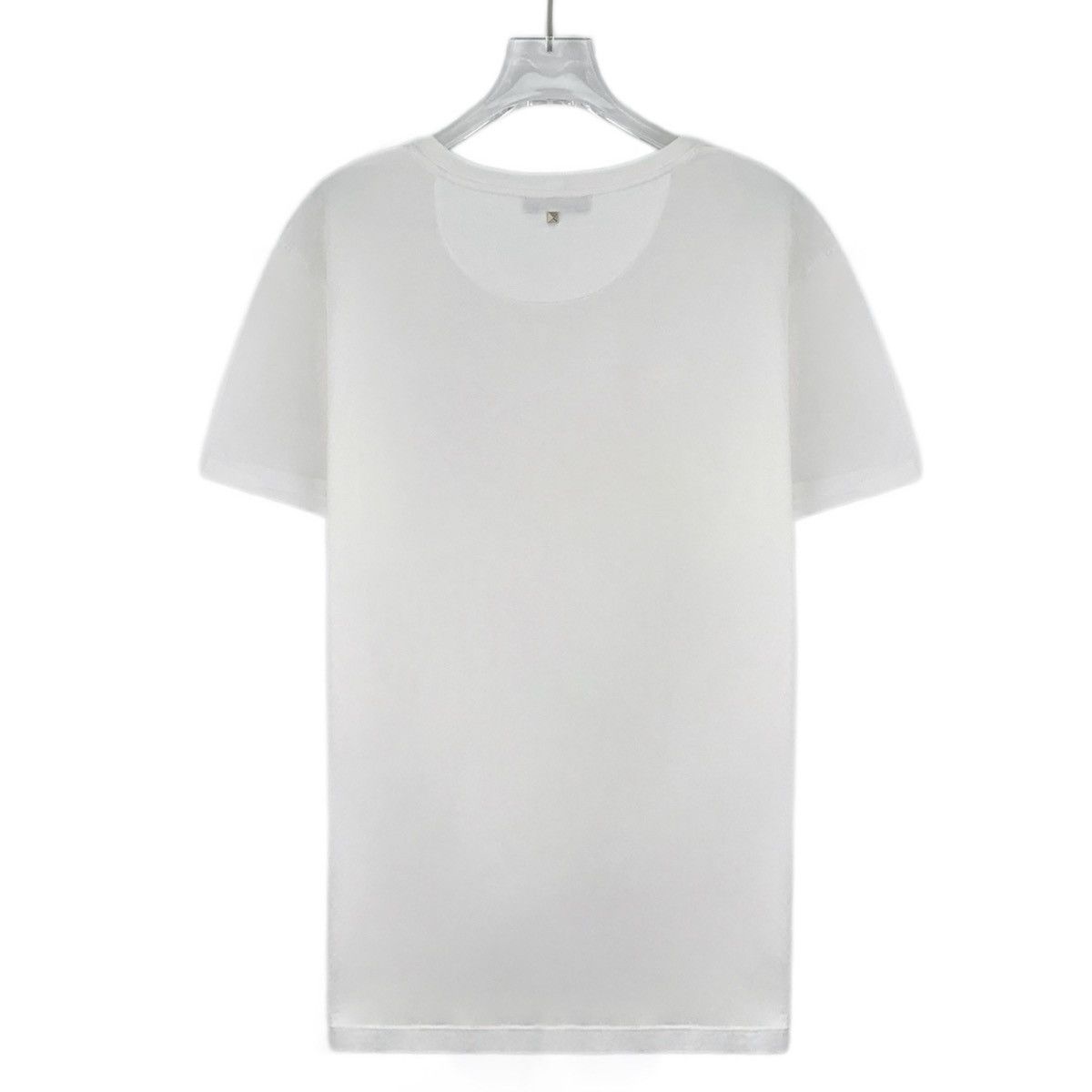 Valentino Valentino White Cotton Crew Neck T-Shirt K26WX Size S / US 4 / IT 40 - 2 Thumbnail