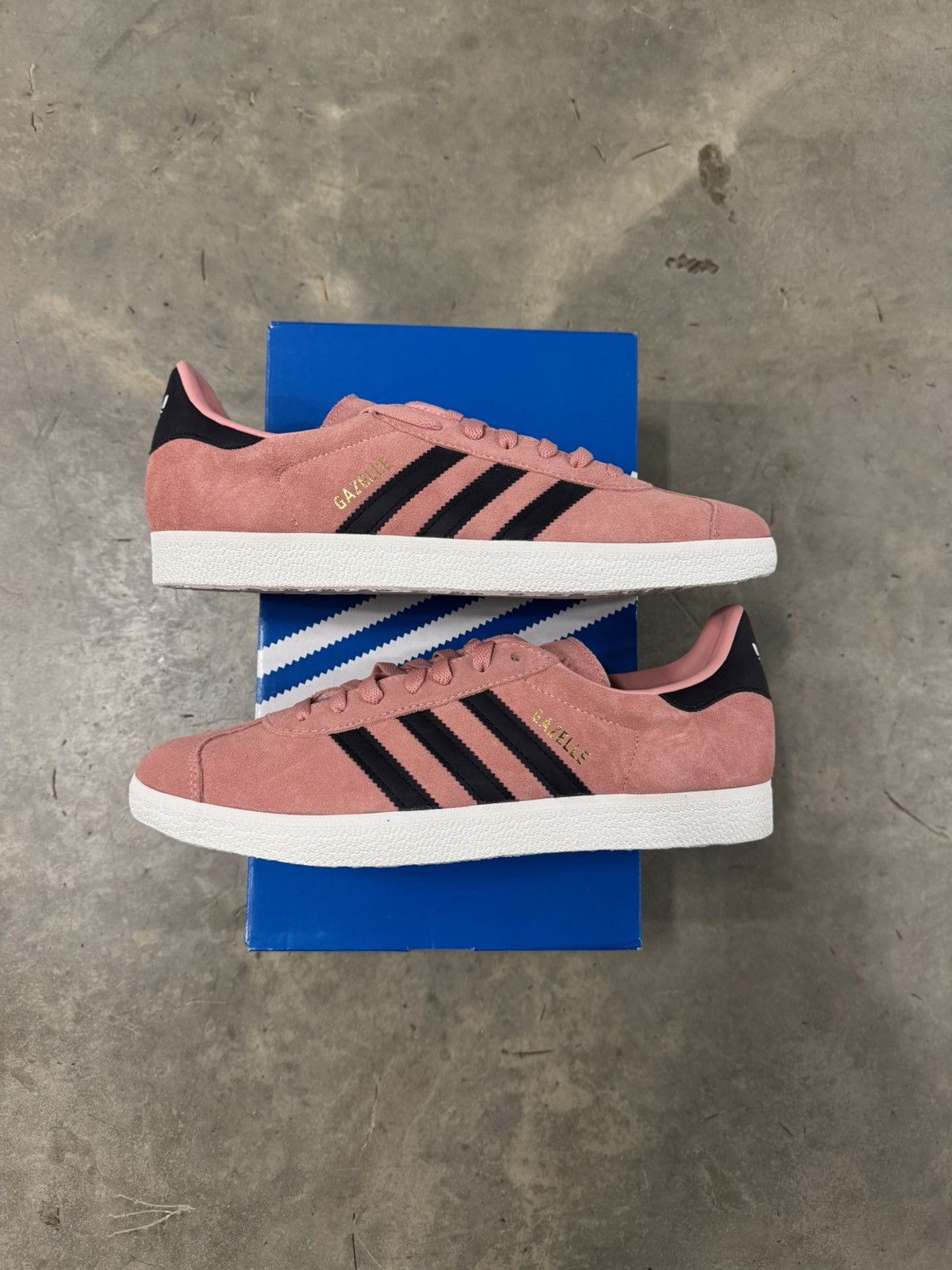 Adidas Adidas Gazelle Pink Black Size 9.5 Size US 9.5 / EU 42-43 - 2 Thumbnail
