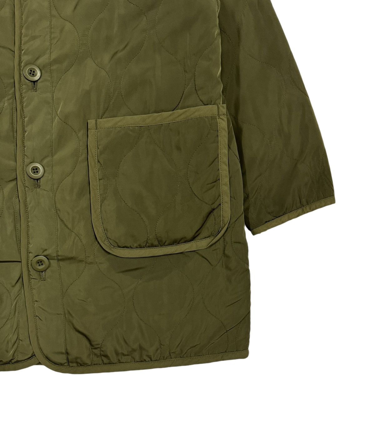 Beams Plus × Japanese Brand Vtg🔥Ray Beams Military Quilted Cardigan Reversible Sherpa Size US M / EU 48-50 / 2 - 12 Thumbnail