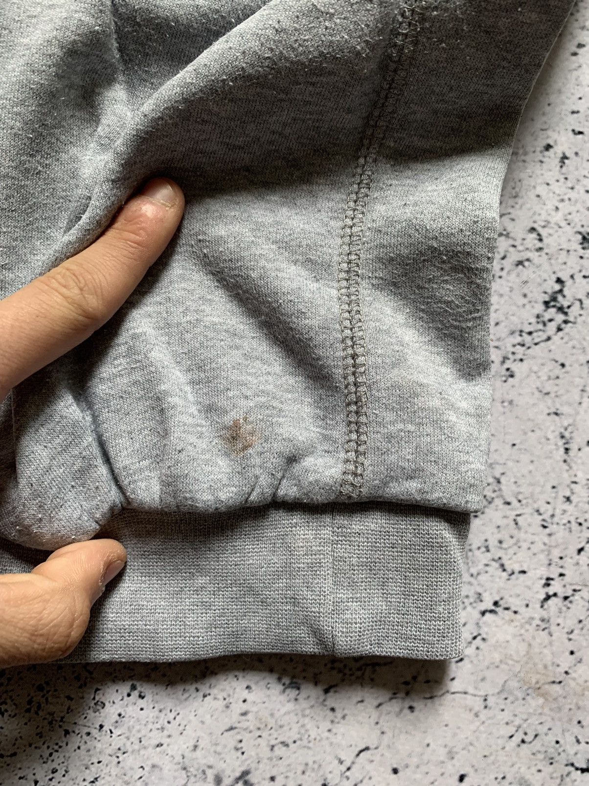 Nike × Vintage Vintage Nike Baggy Sweatpants Cotton Grey Swoosh Y2K USA Size US 30 / EU 46 - 5 Thumbnail