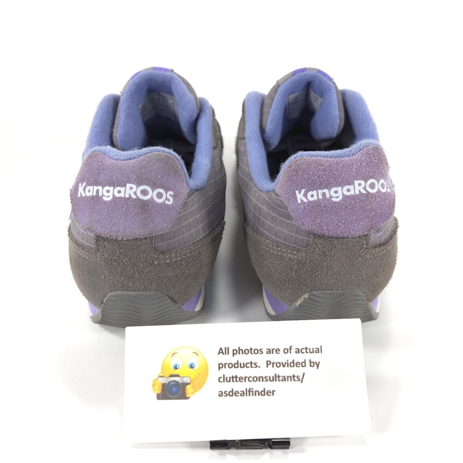 KangaROOS KangaROOS Lace Up Shoe Women Size 9 9ALU0059W-2005 Gray Blue Size US 9 / IT 39 - 3 Thumbnail