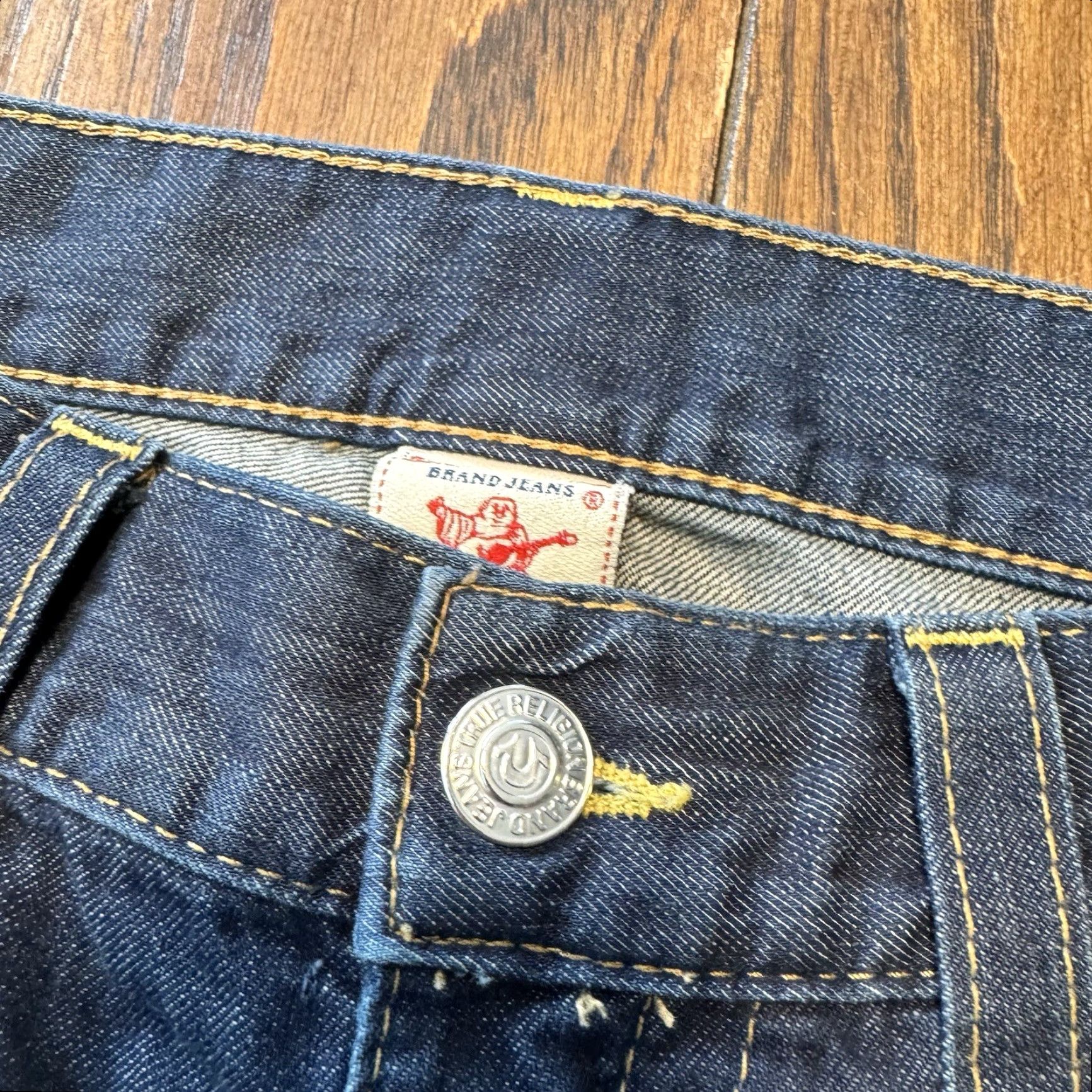 True Religion True Religion Jeans Men's Ricky Flap Pocket Relaxed Straight 36x33 Men’s Size US 36 / EU 52 - 5 Thumbnail