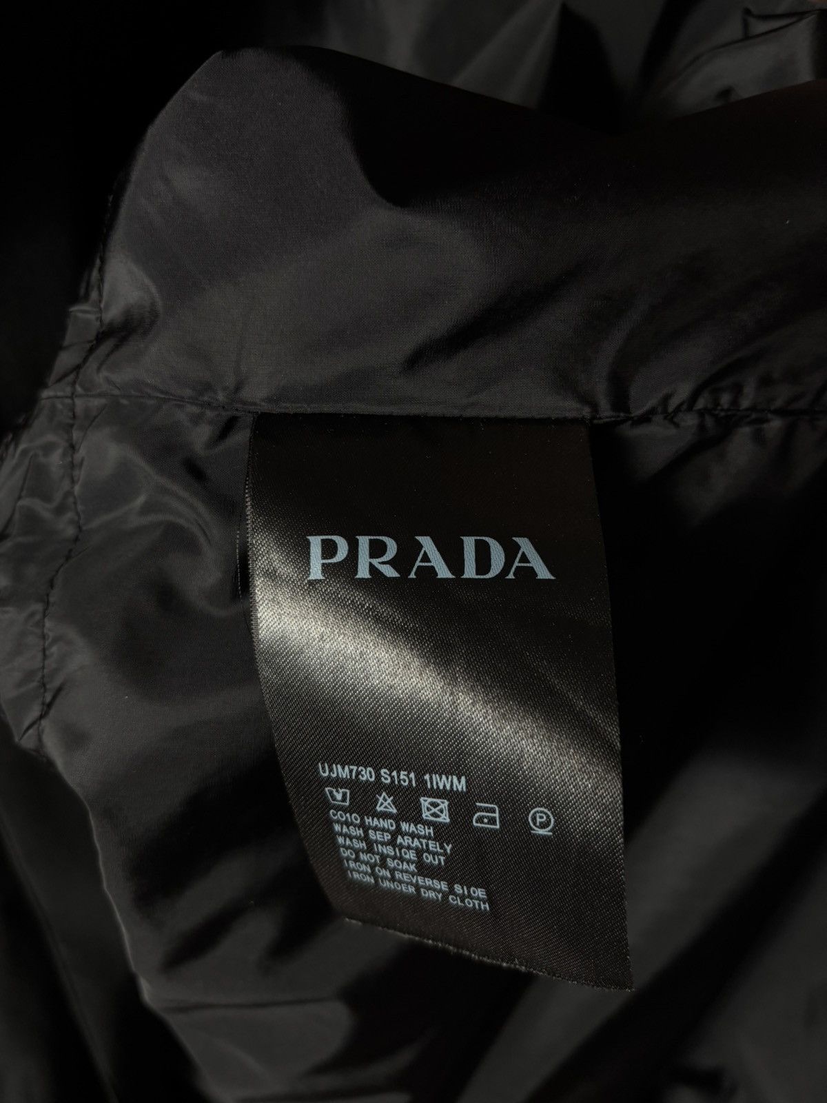 Prada Prada Sport Linea Rossa Hidden Hood Nylon Field Jacket Luxury Military Archive Size US L / EU 52-54 / 3 - 12 Thumbnail