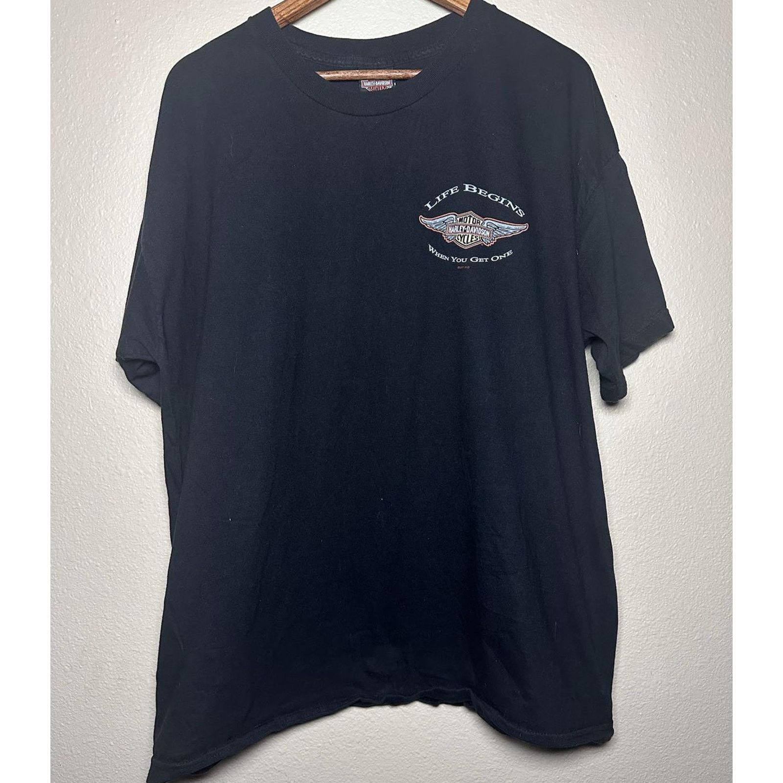 Harley Davidson 🔥 Harley-Davidson “Life Begins”Tee – Size 2XL Size US XXL / EU 58 / 5 - 1 Thumbnail