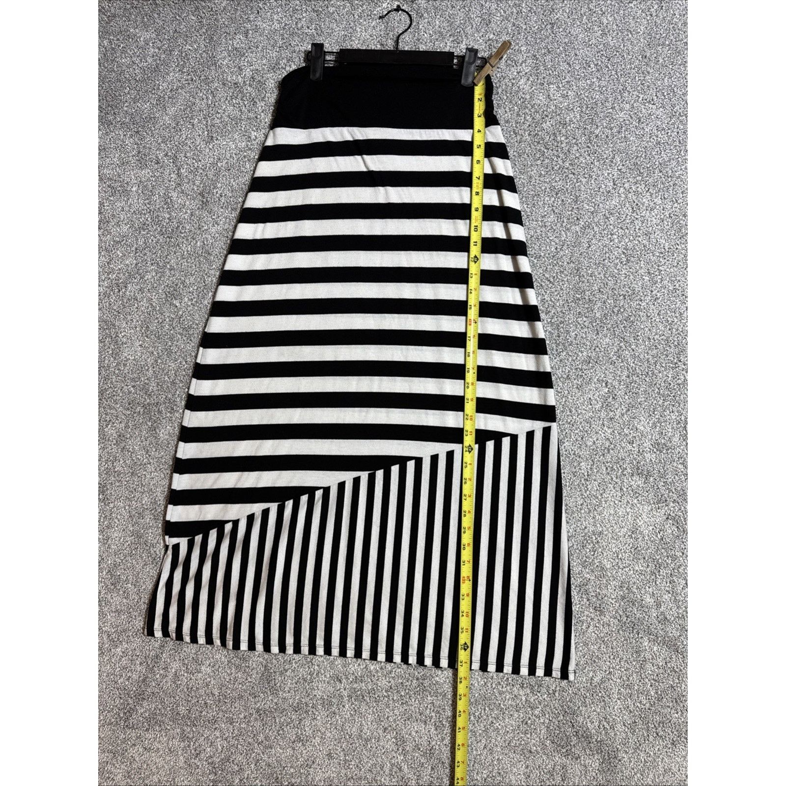 Faded Glory Vintage Y2K Maxi Skirt S Asymmetrical Goth Alt Girl Indie Size 28" / US 6 / IT 42 - 3 Thumbnail