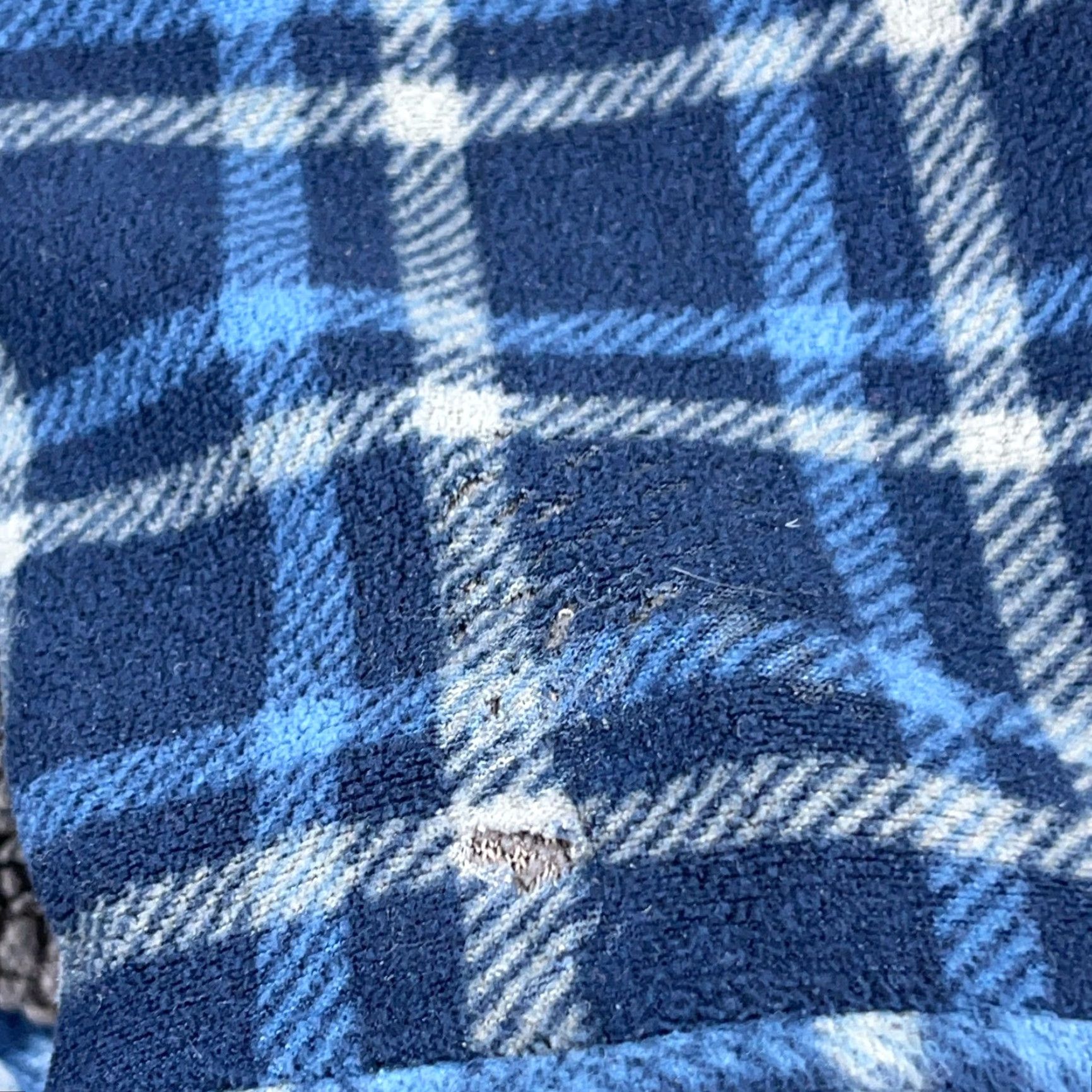 Vintage Boston Traders Shacket Men XL Blue Plaid Fleece Shirt Jacket Sherpa Lined A24* Size US XL / EU 56 / 4 - 6 Thumbnail