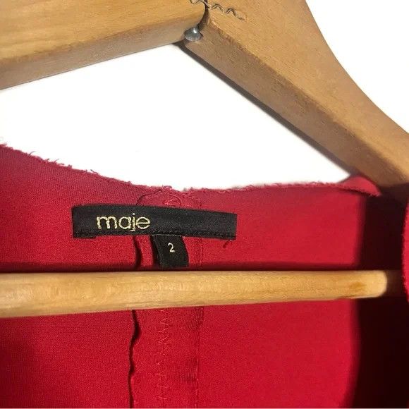 Maje Maje | Red Cocktail Dress Size M / US 6-8 / IT 42-44 - 5 Thumbnail