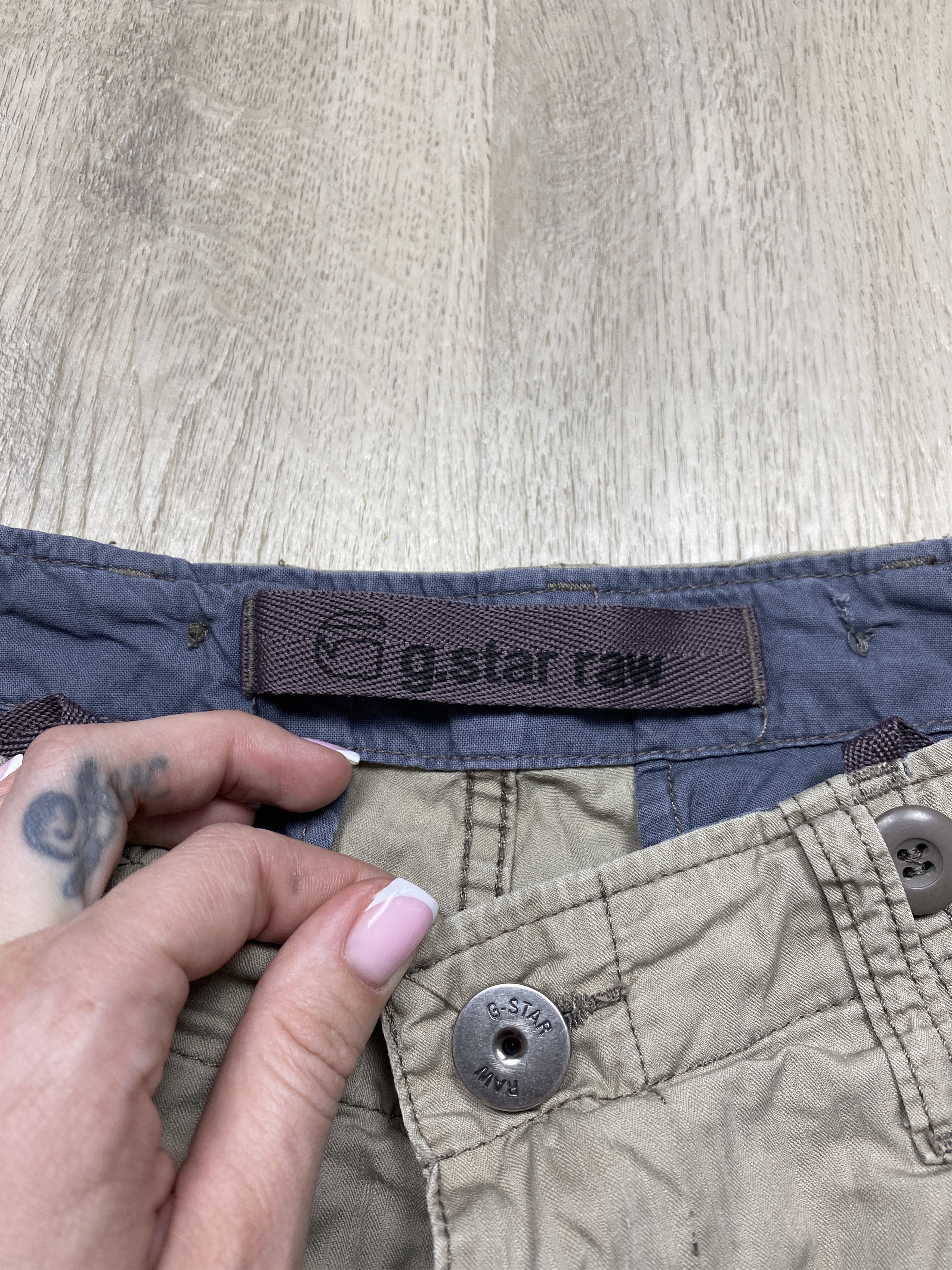 G-Star G Star Raw Vintage Mens Cargo Multi Pockets Pants Size US 36 / EU 52 - 8 Thumbnail