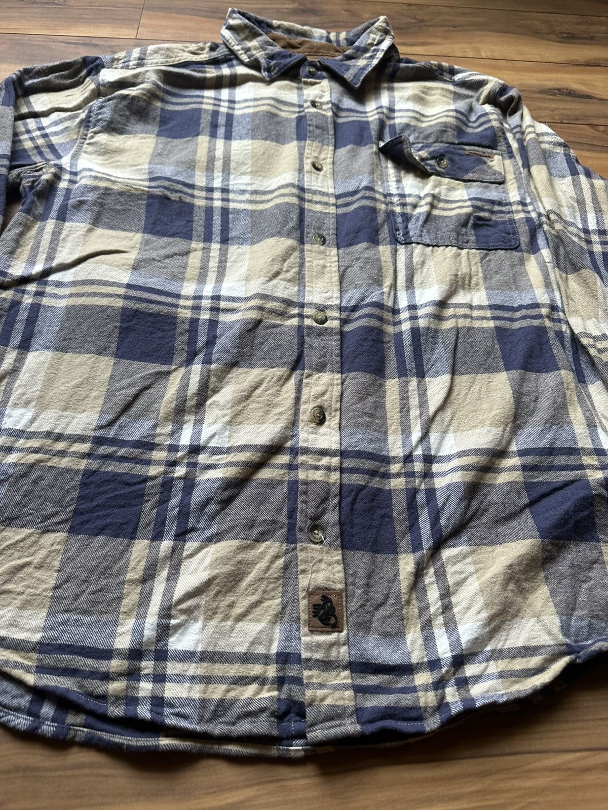 Other Legendary Whitetails Navy and Beige flannel Shirt Size US L / EU 52-54 / 3 - 3 Thumbnail