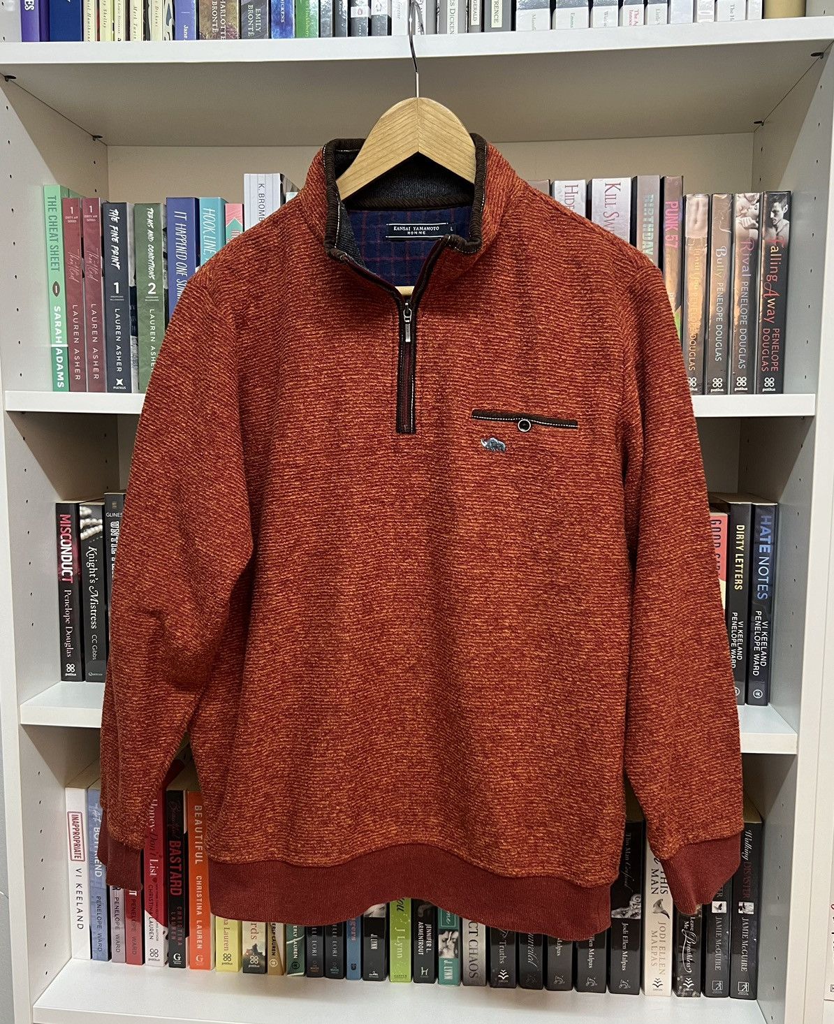image of Kansai Yamamoto Fleece in Ginger Orange, Men's (Size Large)
