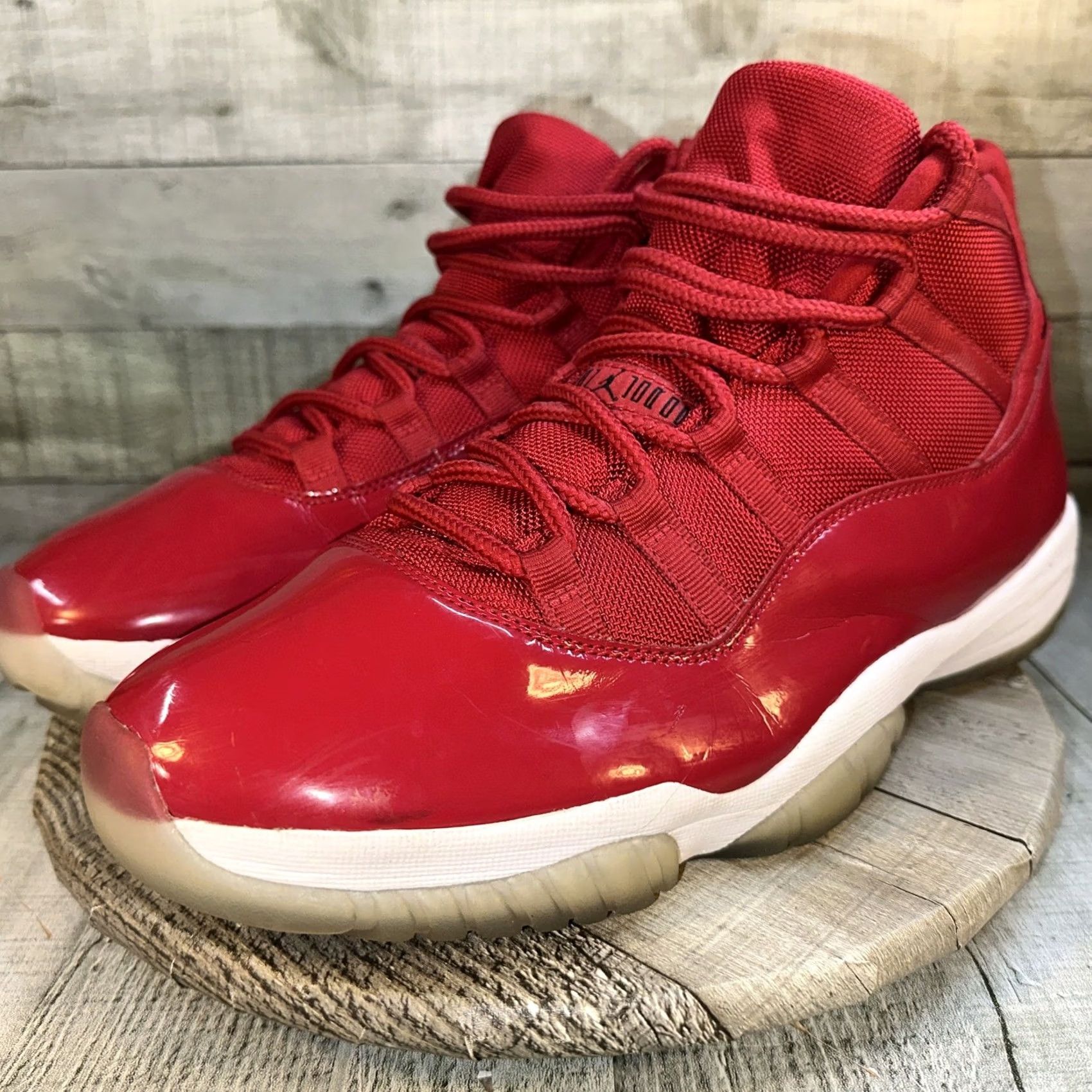 Jordan Brand Size 12 Jordan 11 Retro High Win Like '96 Men's Sneakers Red Size US 11 / EU 44 - 3 Thumbnail