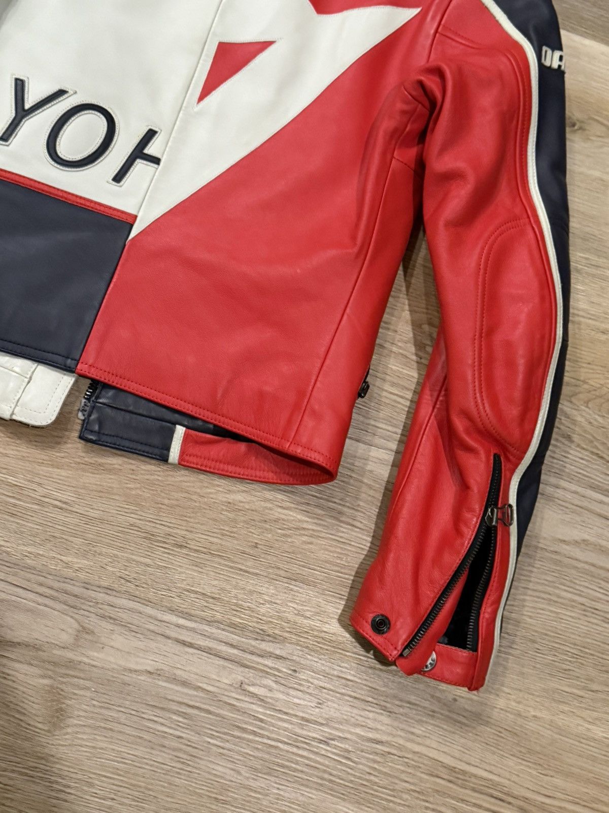 Yohji Yamamoto AW04 Y’s x Dianese Metro Moto Split Leather Racer Jckt Size US XXS / EU 40 - 18 Thumbnail