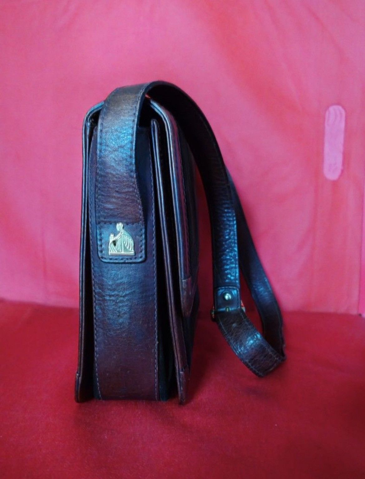 Lanvin Authentic Vintage Lanvin Leather Messenger Bag Size ONE SIZE - 4 Thumbnail