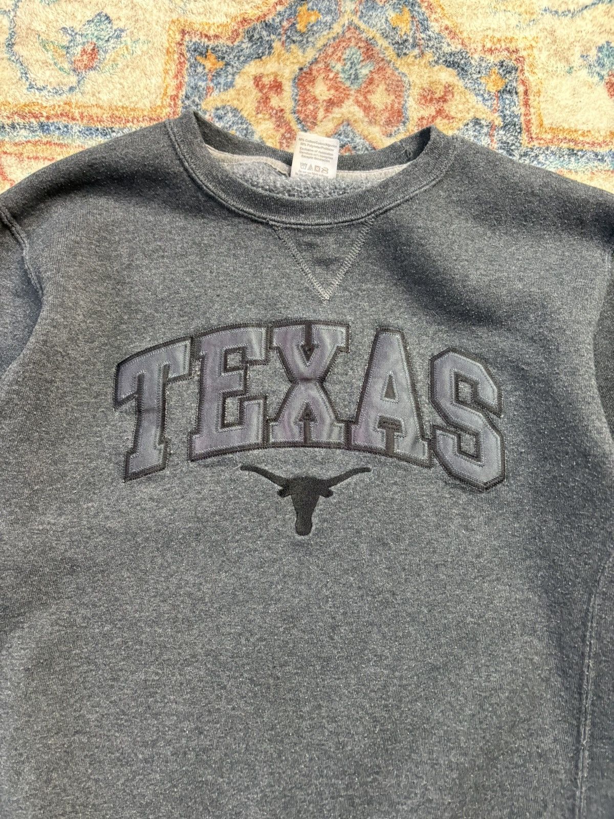 Russell Athletic Russell Athletic Texas Longhorns Spellout Crewneck Medium Size US M / EU 48-50 / 2 - 4 Thumbnail