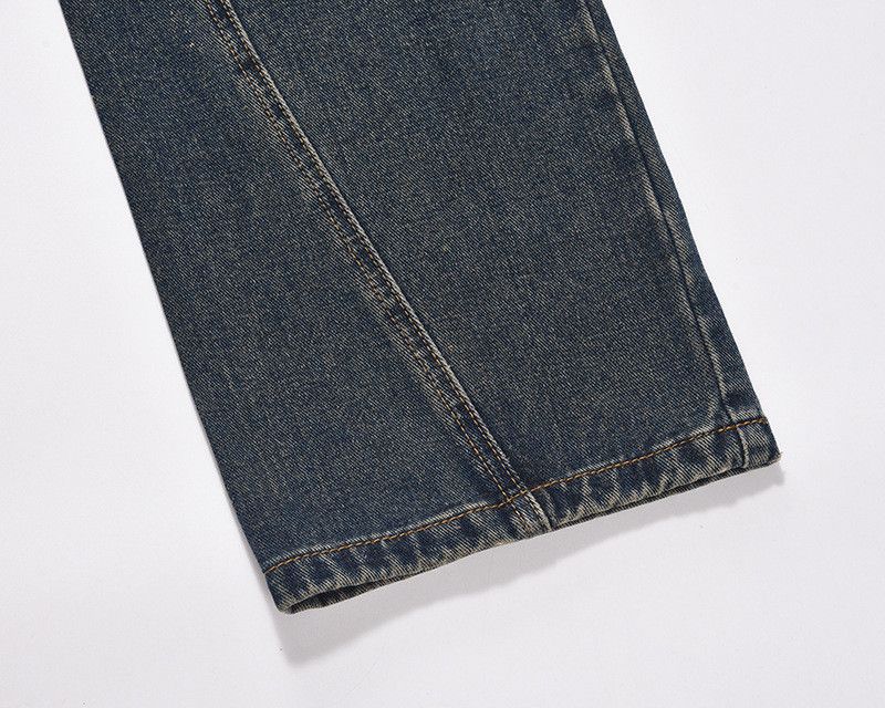 Vintage American retro washed multi-pocket distressed jeans Size US 32 / EU 48 - 6 Thumbnail