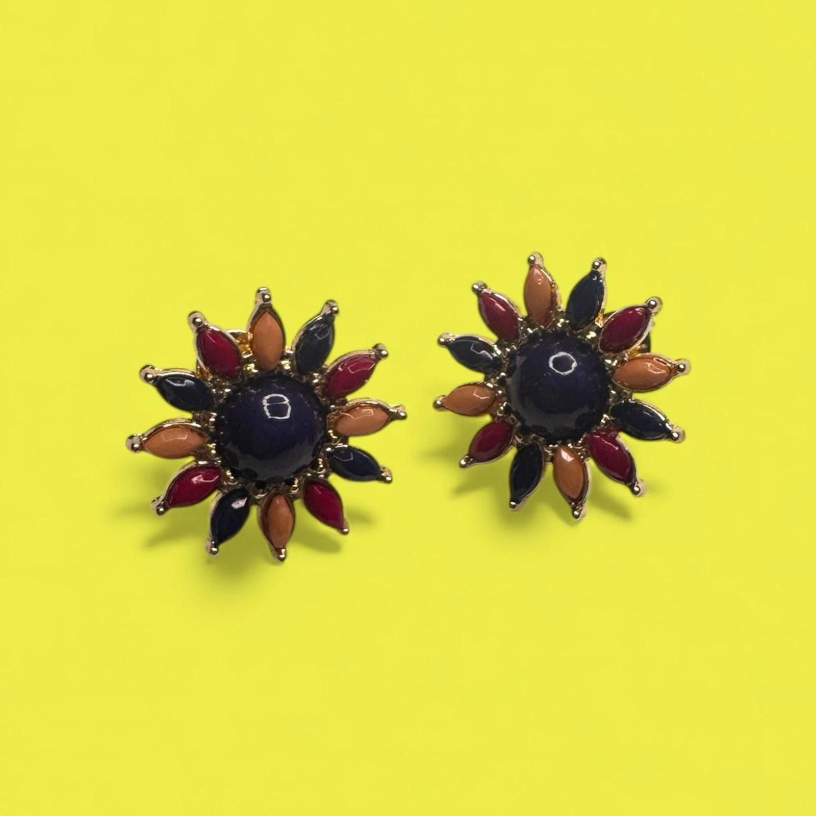 Other Vintage-Vibe Sunburst Stud Earrings Size ONE SIZE - 1 Preview