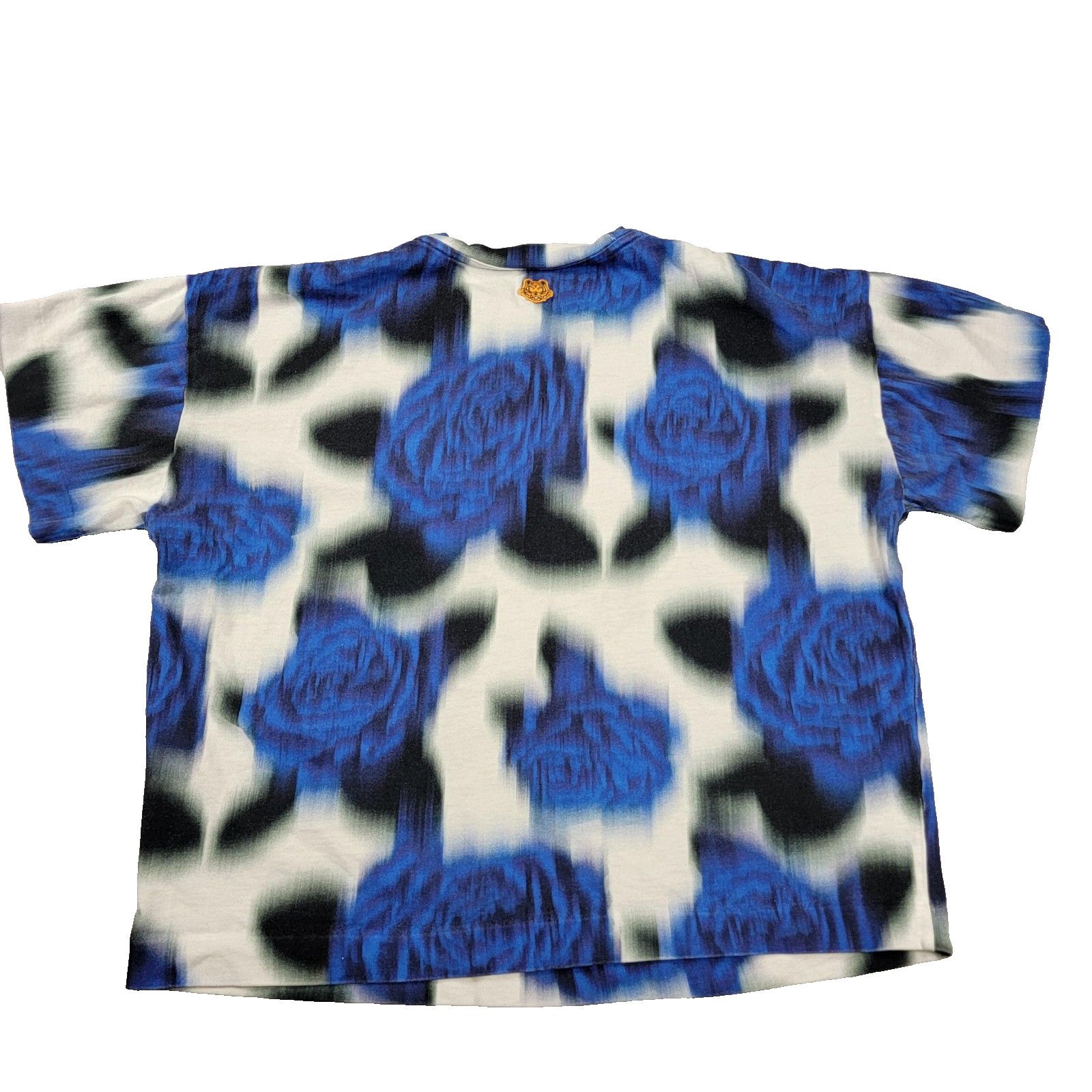 Kenzo Kenzo Shirt Mens Medium Blurry Rose Floral Graphic Tiger 977 Size US M / EU 48-50 / 2 - 2 Thumbnail