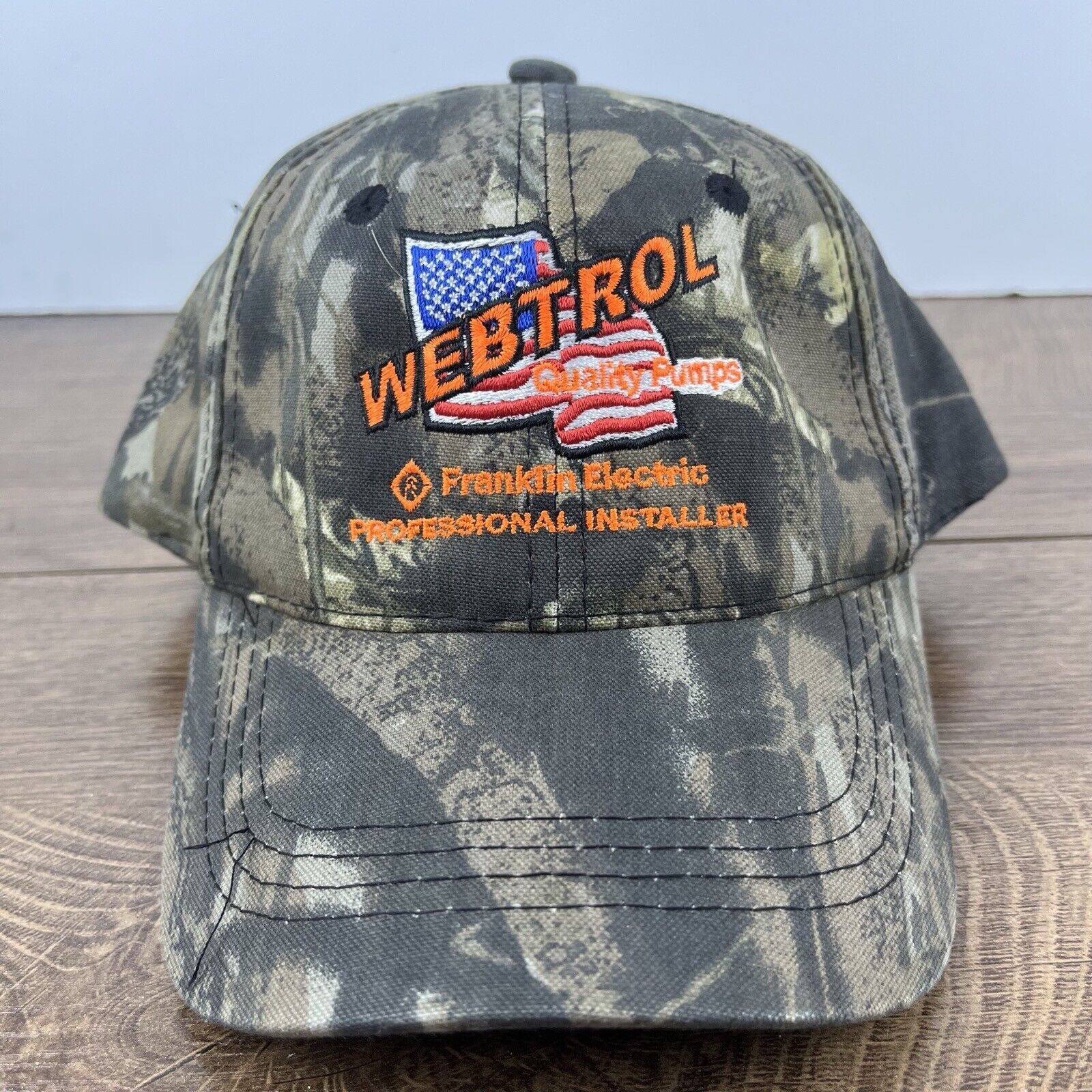 Other Webtrol Pumps Hat Franklin Electric Adjustable Hat Camo Adju Size ONE SIZE - 3 Thumbnail