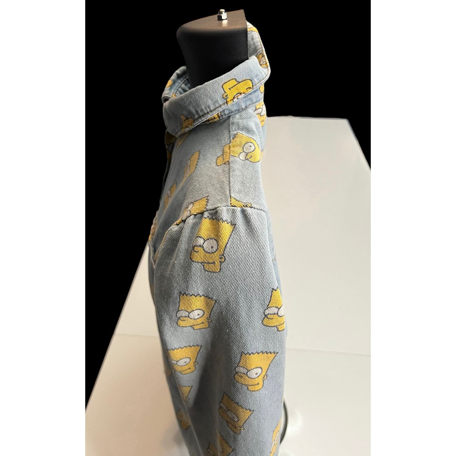 The Simpsons Vintage 90s Bart Simpson Denim Jacket - All Woman’s Jacket Size M / US 6-8 / IT 42-44 - 7 Thumbnail