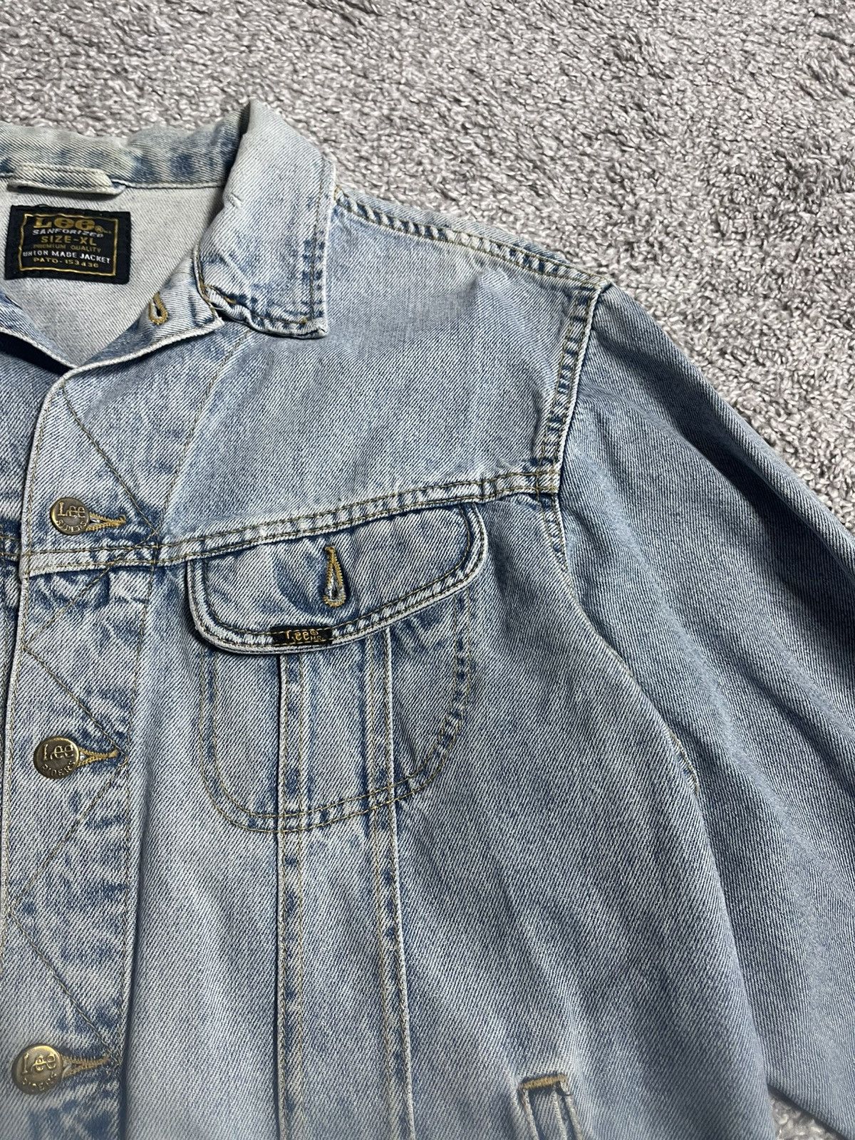 Lee × Vintage LEE RIDERS VINTAGE DENIM BLUE JACKET RARE 7850 USA SIZE XL Size US XL / EU 56 / 4 - 6 Thumbnail