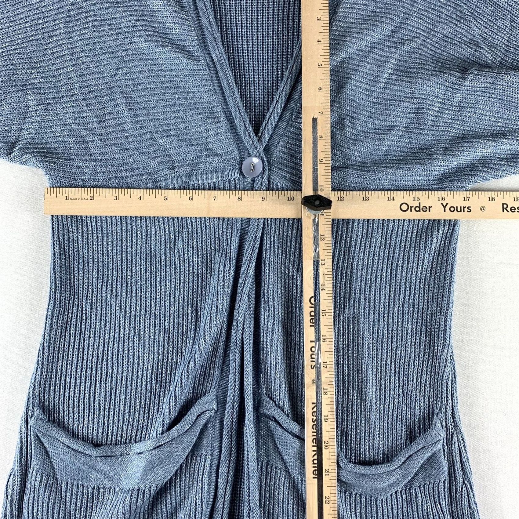 Vintage VINTAGE Margaret O'Leary Sweater Knit Womens Medium Single Button 3/4 Sleeve Size M / US 6-8 / IT 42-44 - 4 Thumbnail