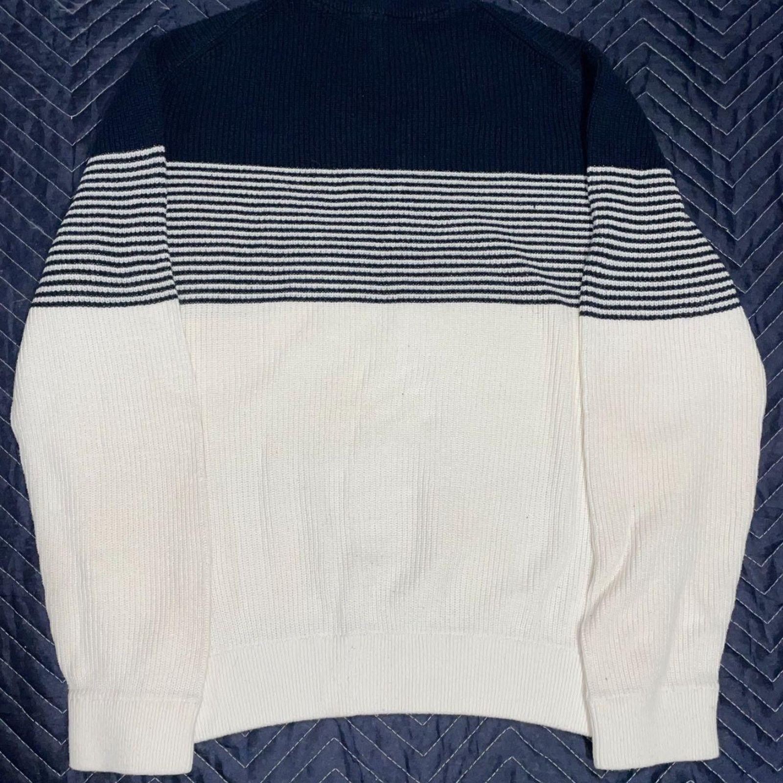 Express Express (Mens) Striped Crew Neck Sweater Size US L / EU 52-54 / 3 - 4 Thumbnail