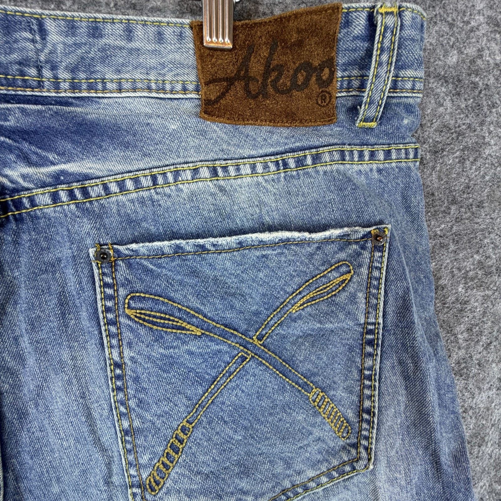 AKOO Vintage Y2K Akoo 99th Bombardier Jean Shorts Mens 42 Camo Size US 42 / EU 58 - 13 Thumbnail