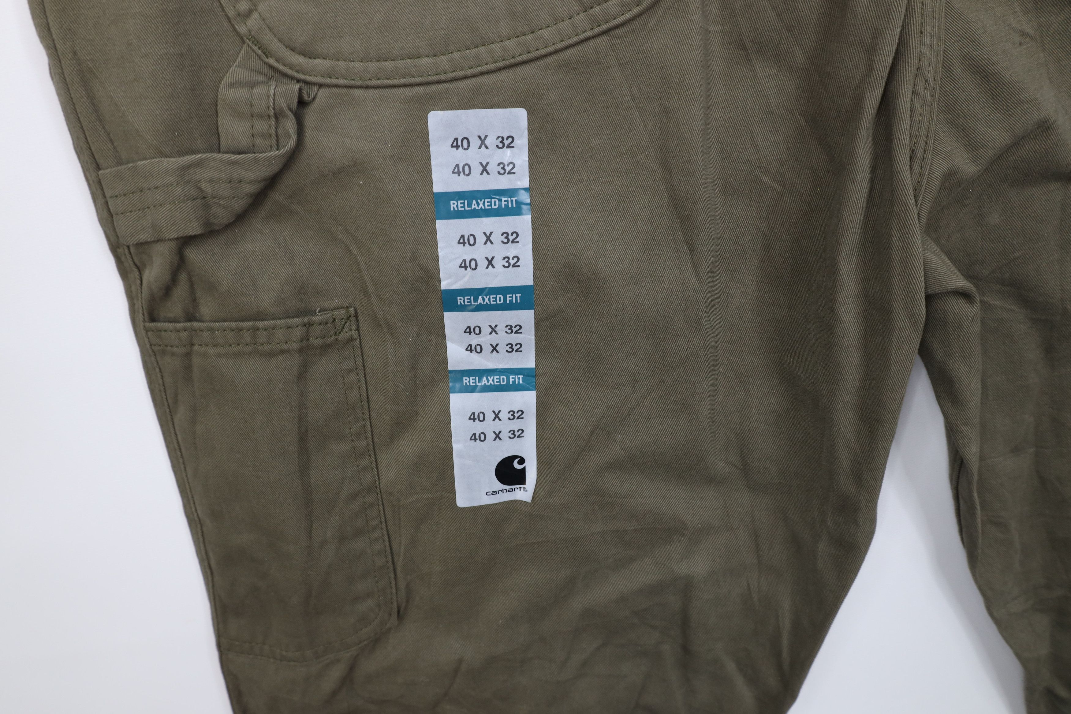 Carhartt Deadstock Y2K Carhartt Relaxed Fit Wide Leg Pants Green Size US 40 / EU 56 - 13 Thumbnail