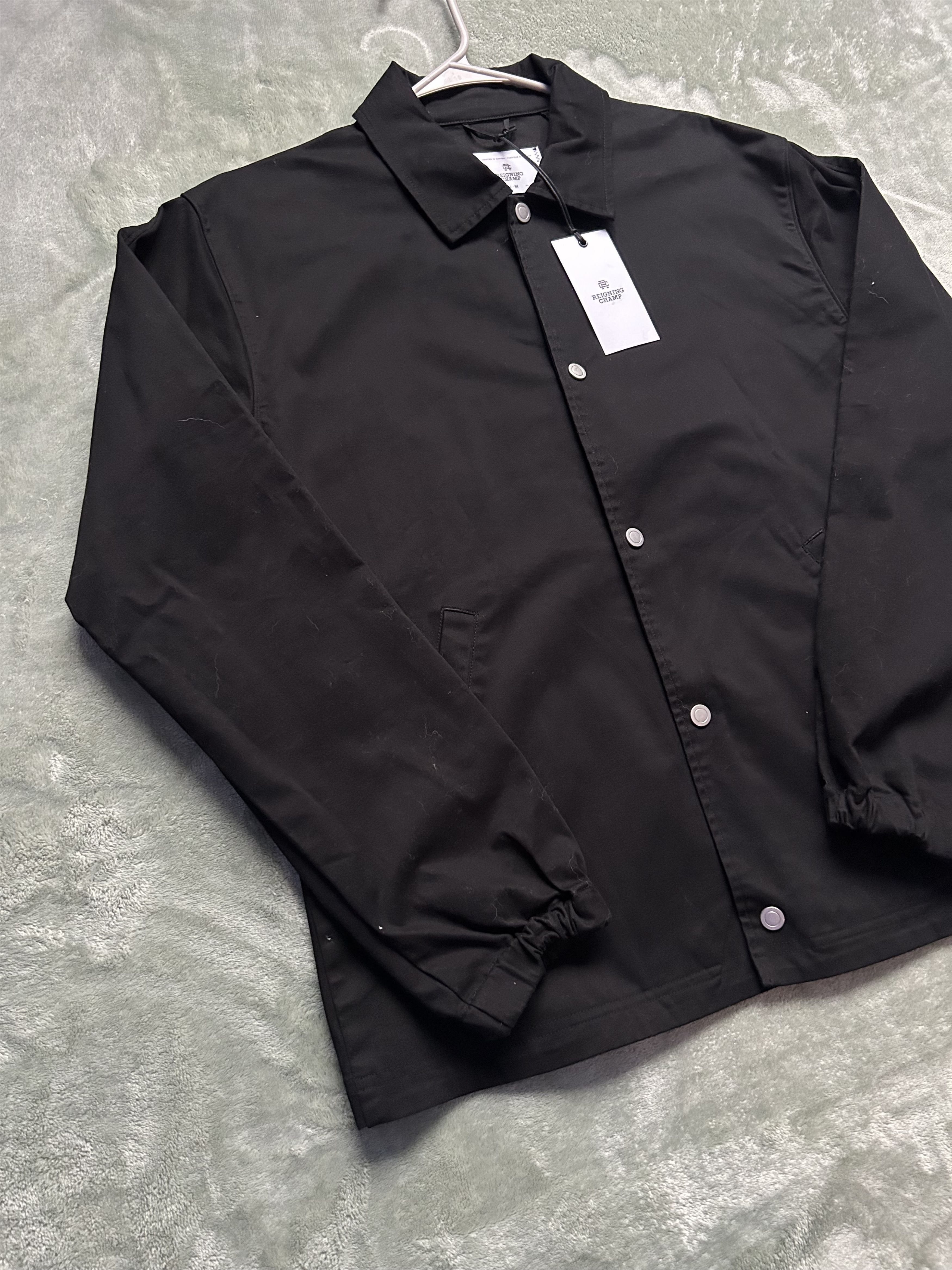 Reigning Champ Reigning Champ Ripstop Coach Jacket Black -Size M NWT Size US M / EU 48-50 / 2 - 4 Thumbnail