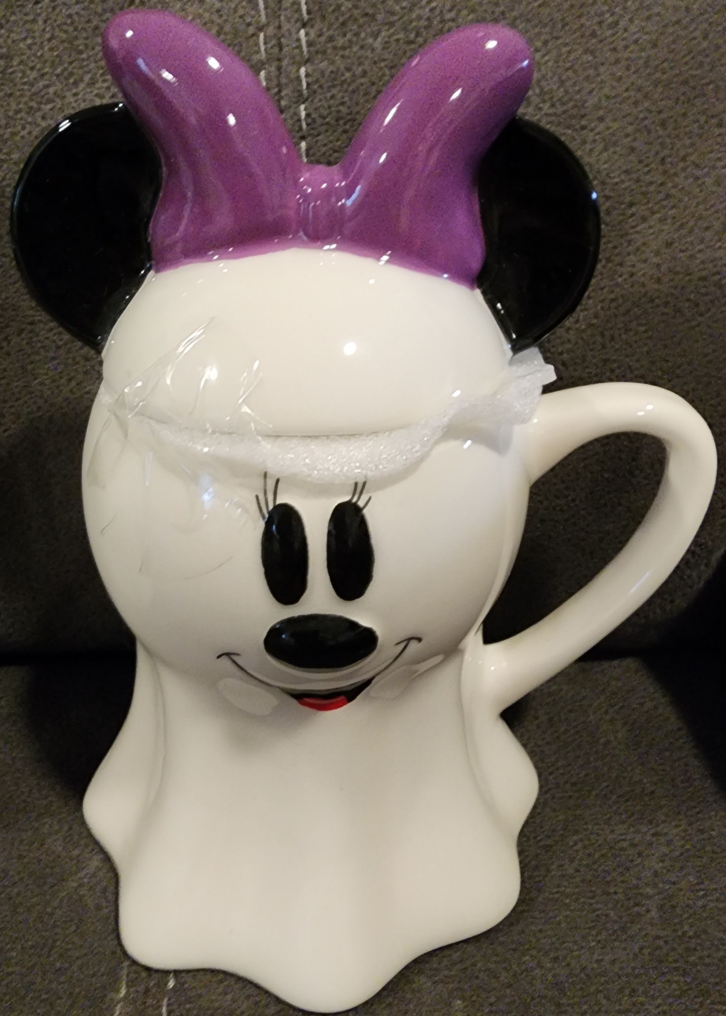 Disney Disney Minnie Mouse Ghost Mug Cup 17 oz Ears Lid Halloween Size ONE SIZE - 1 Thumbnail