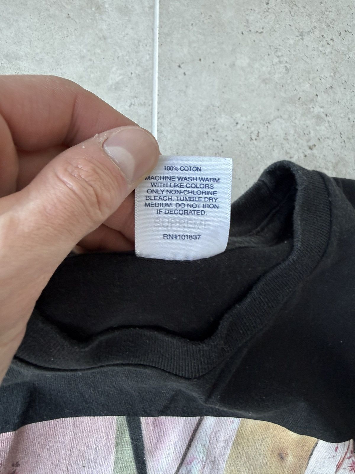 Supreme SS19 Supreme Model Tee Size US M / EU 48-50 / 2 - 5 Thumbnail