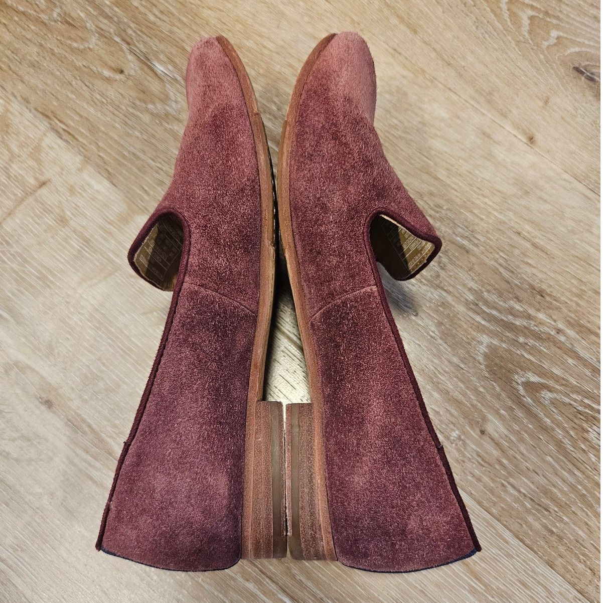 Sebago SEBAGO Wine Suede Leather Hutton Smoking Flat sz 6M Size US 6 / IT 36 - 8 Thumbnail