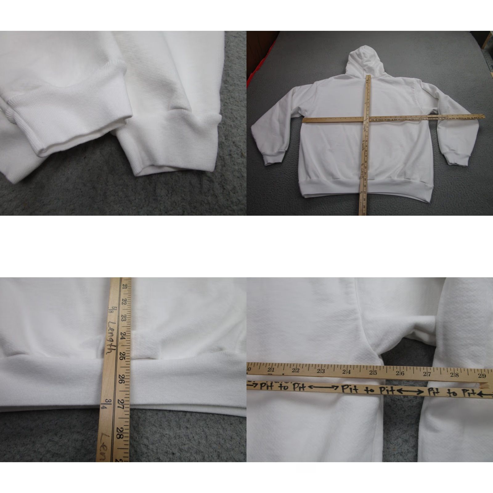 Los Angeles Apparel Los Angeles Apparel Hoodie Mens XL White Heavy Oversized 14oz Baggy Pullover Spot Size US XL / EU 56 / 4 - 8 Thumbnail