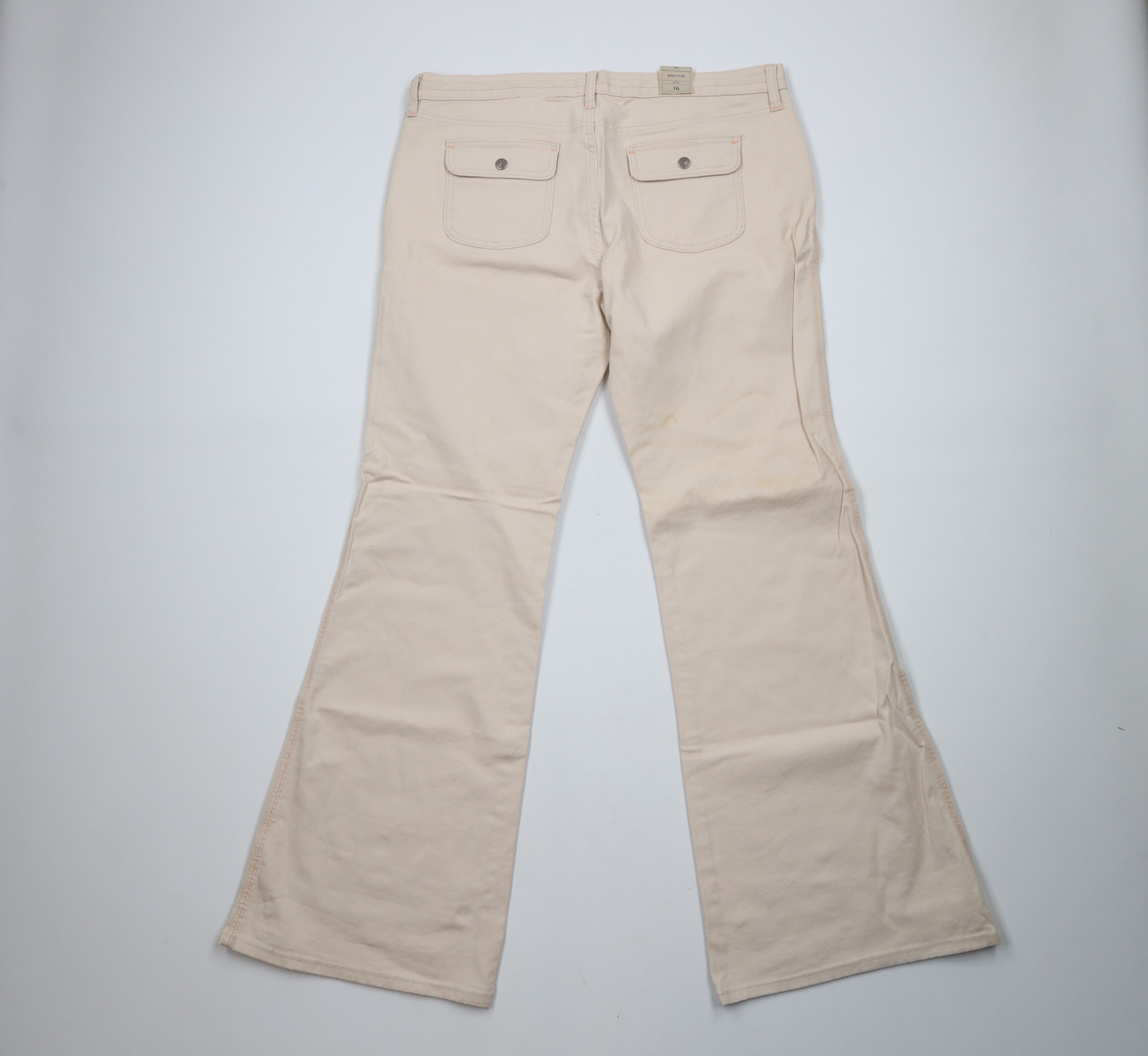 Gap × Vintage Deadstock Vintage Y2K Gap Flared Wide Leg Bell Bottoms Jeans Size 38" / US 16 / IT 52 - 8 Thumbnail