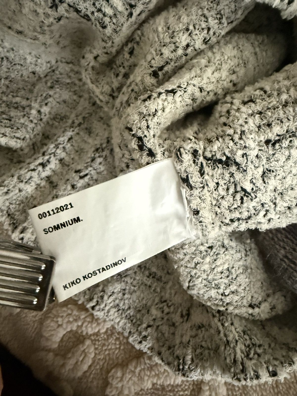 Kiko Kostadinov Harkman Knit Jumper Speckled Grey 46 Size US S / EU 44-46 / 1 - 5 Thumbnail
