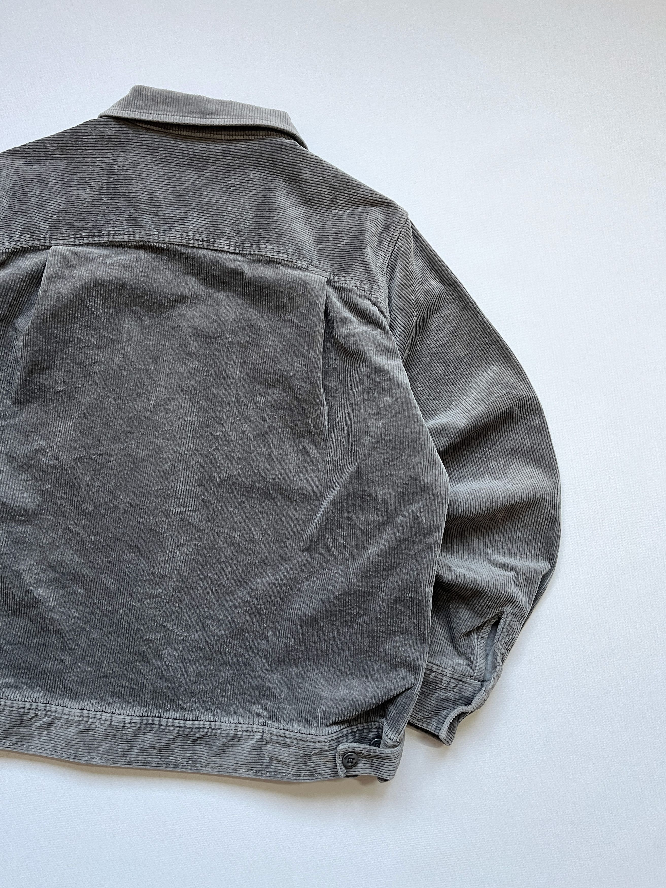 Gramicci Vintage Gramicci Corduroy Trucker Jacket Grey Size US M / EU 48-50 / 2 - 6 Thumbnail